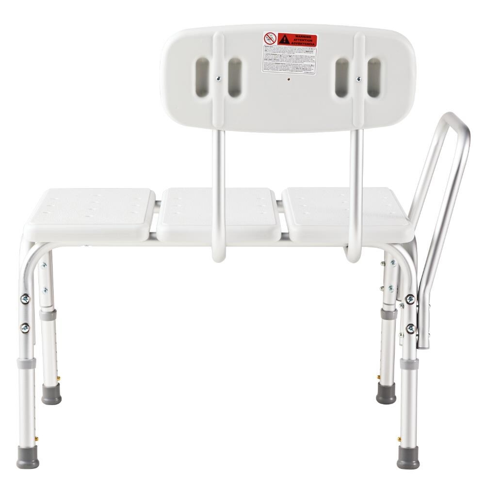 Delta White Plastic Freestanding Transfer Bench at Lowes