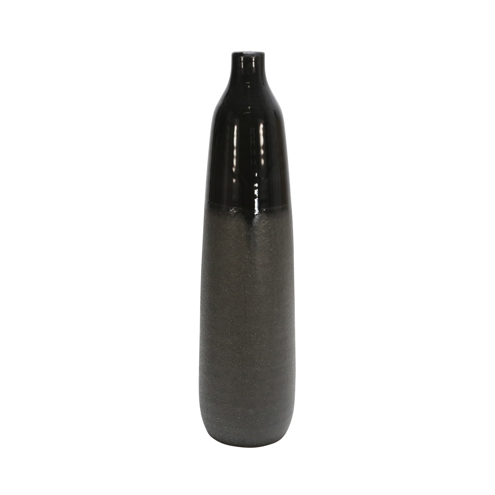 Sagebrook Home 13914-04 Black Ceramic Modern Vase
