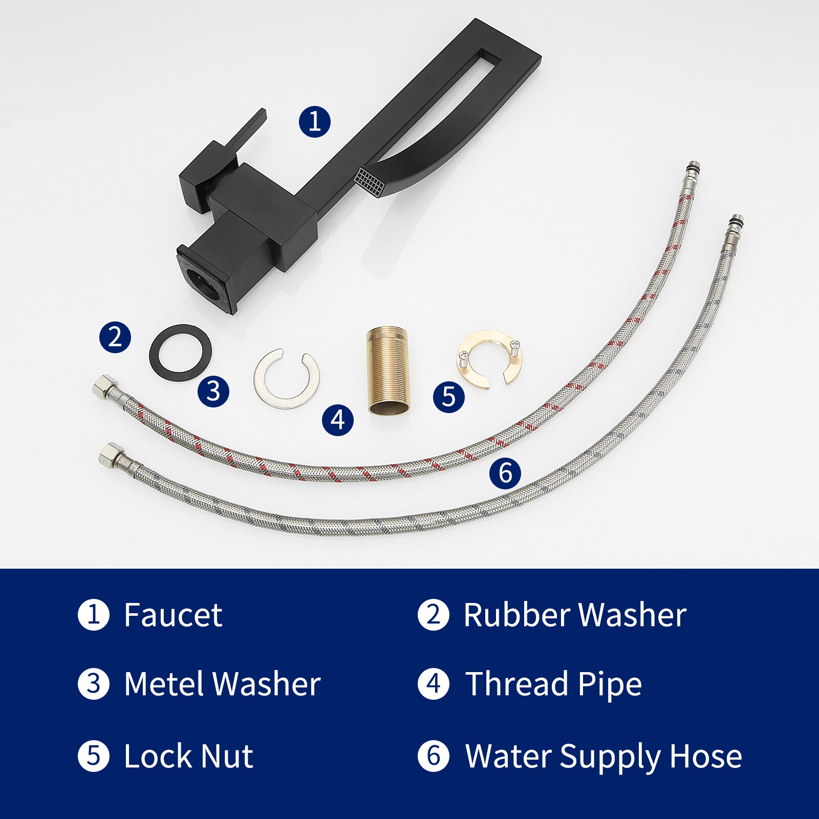BWE A-96055-BLACK Lavatory-Faucets - View #6