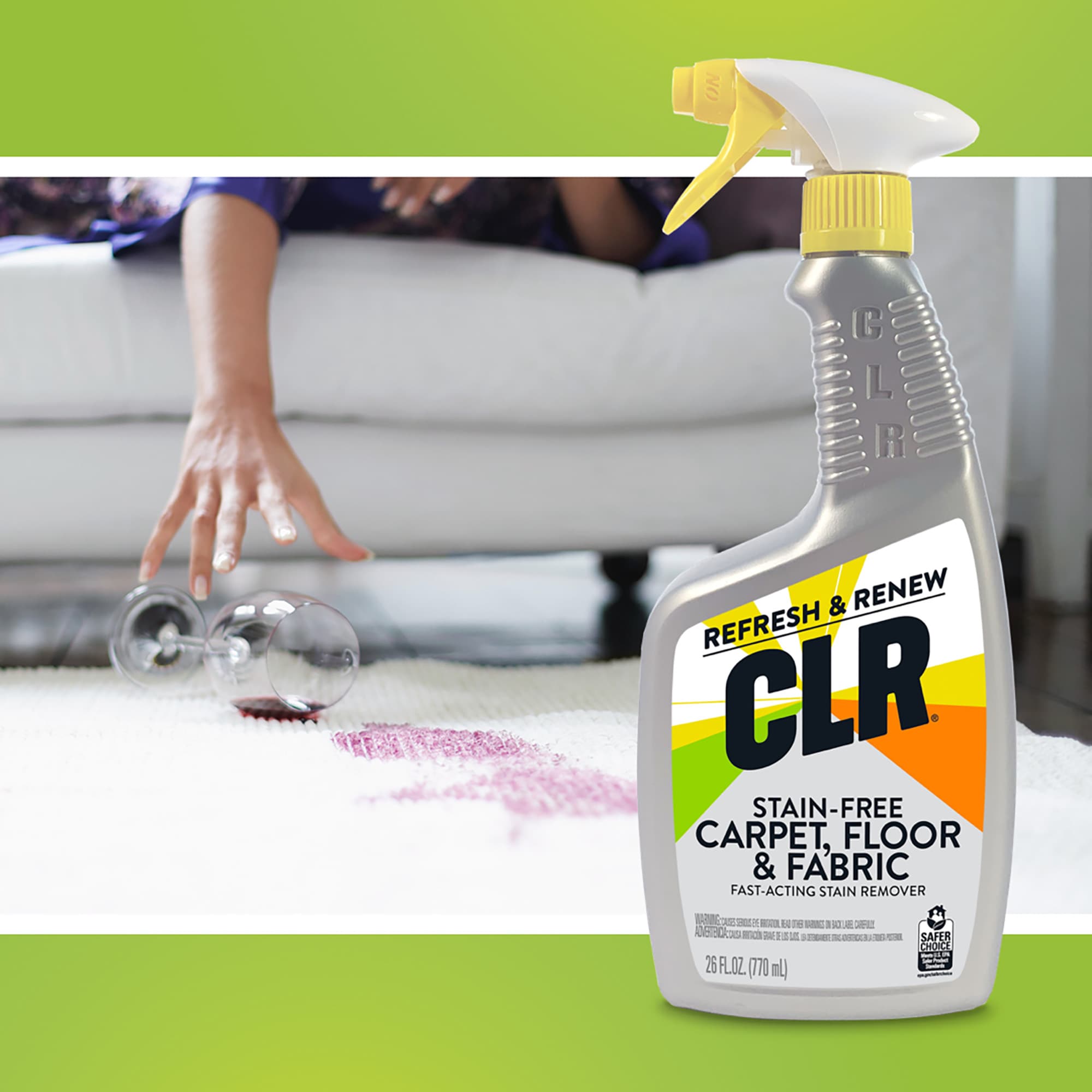 CLR 28-oz Calcium, Lime, and Rust Remover - Powerful Non-Toxic