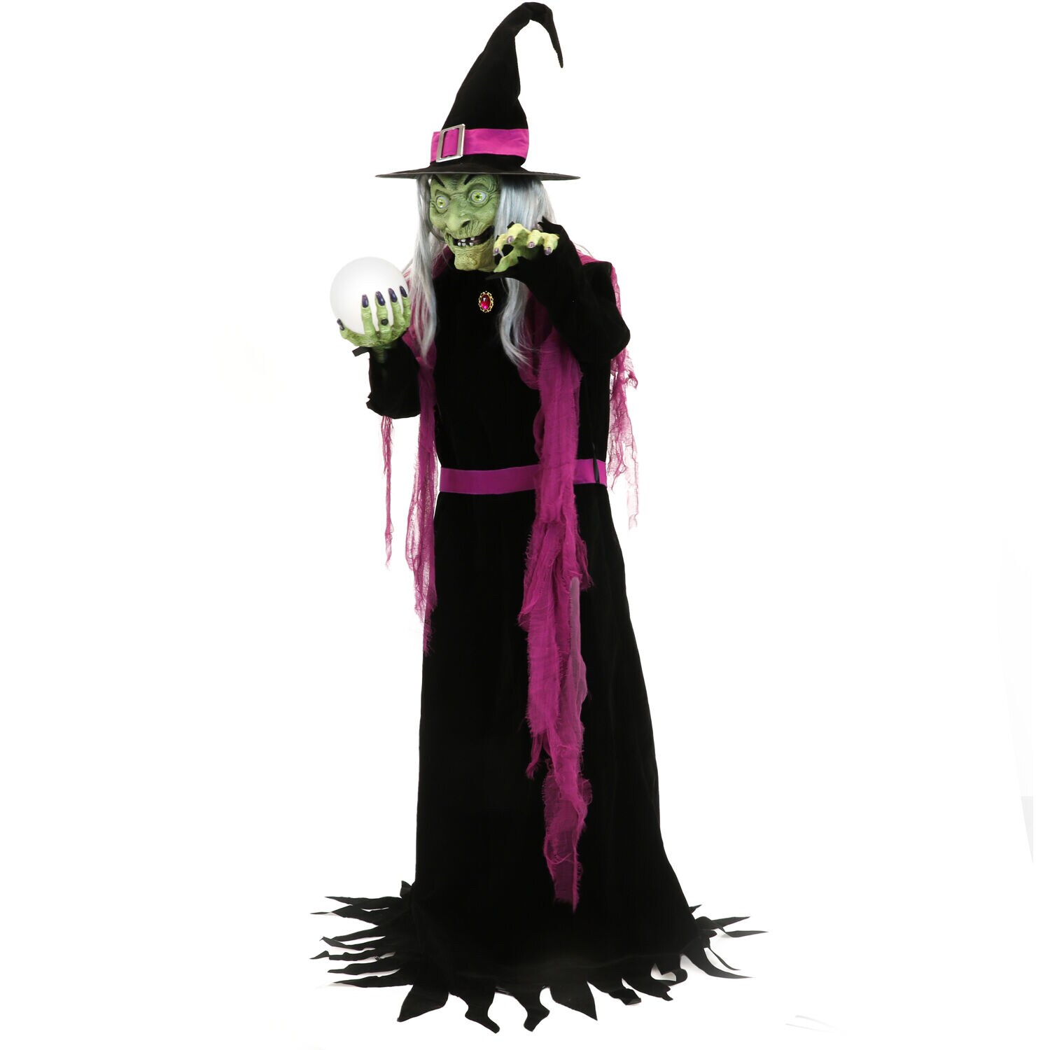 Haunted Hill Farm HHFTNWITCH-6FLSA Halloween-Animatronics - View #8