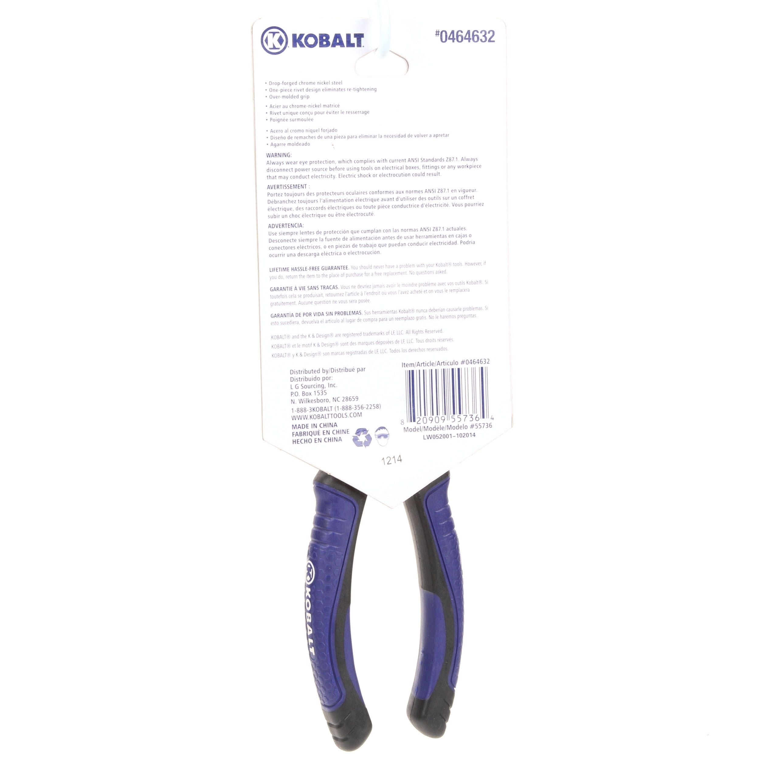 Kobalt 8-Inch Long Nose Pliers