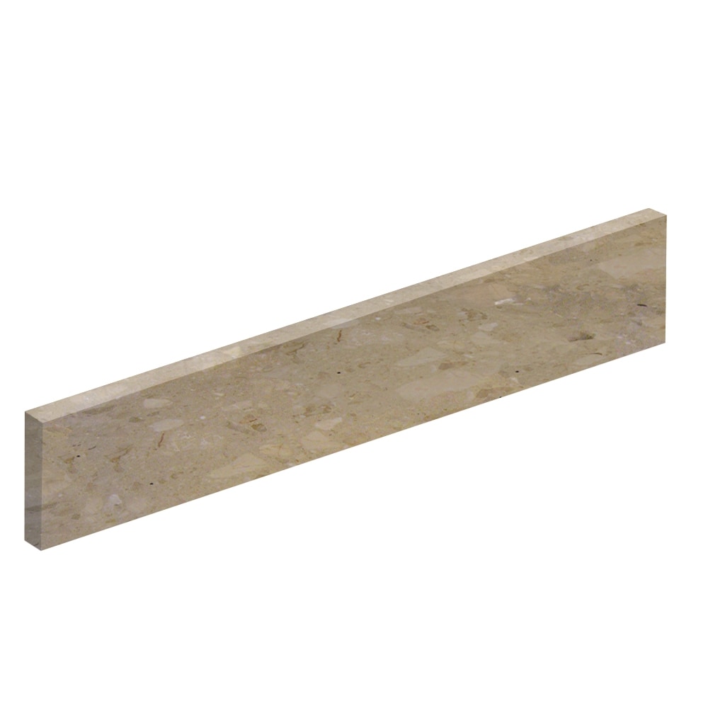 Transolid SSLG22-M5 4-Inches H x 22-Inches L Java Coast Natural marble Bathroom Side splash