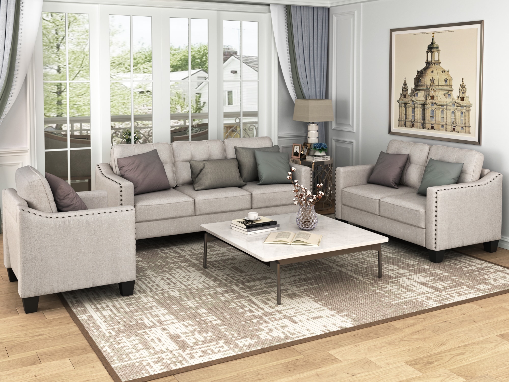 CASAINC BH-077AAA Sofas-Loveseats - View #2
