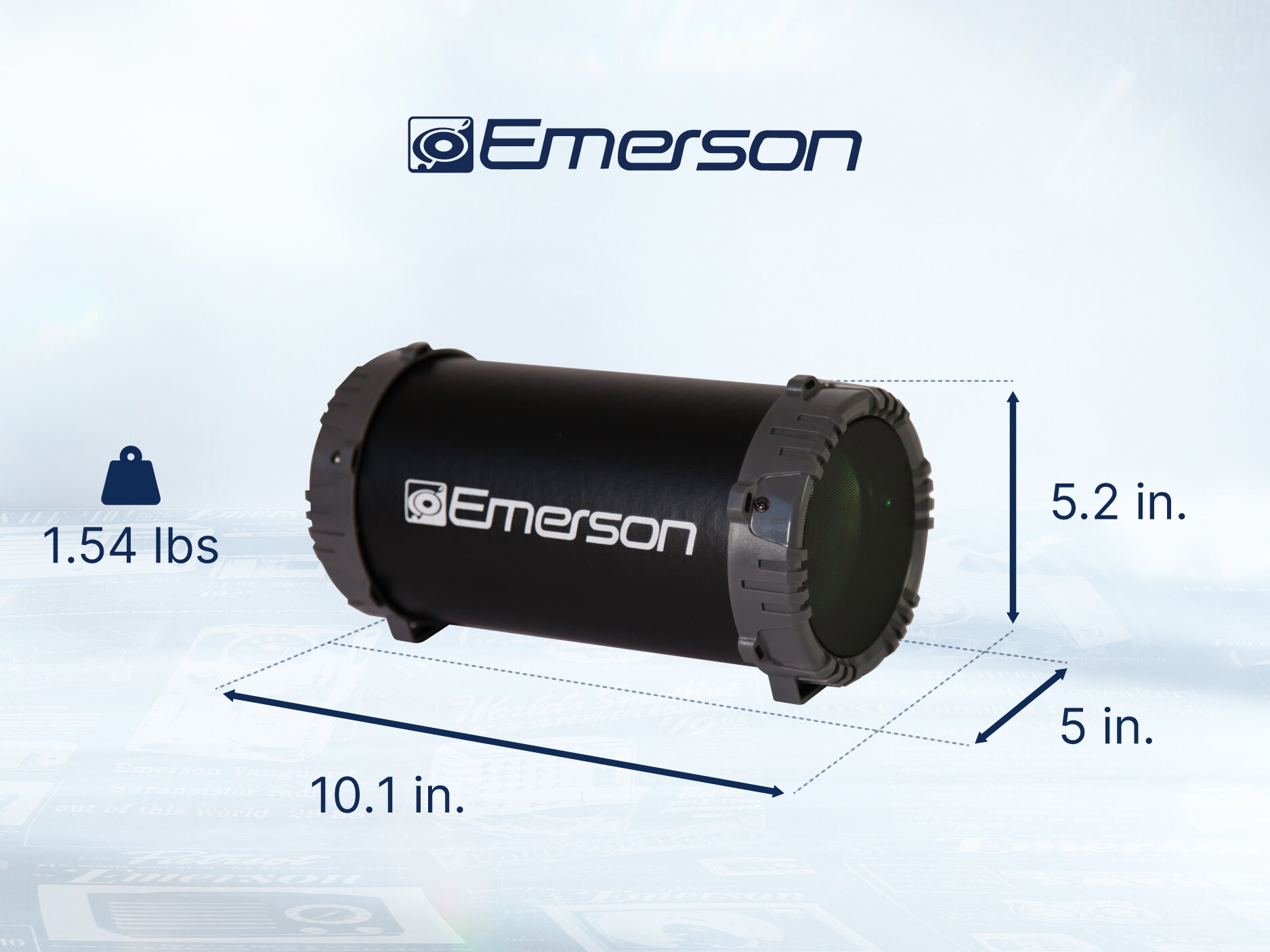 Emerson EAS-3001-GRAY Portable-Speakers - View #3