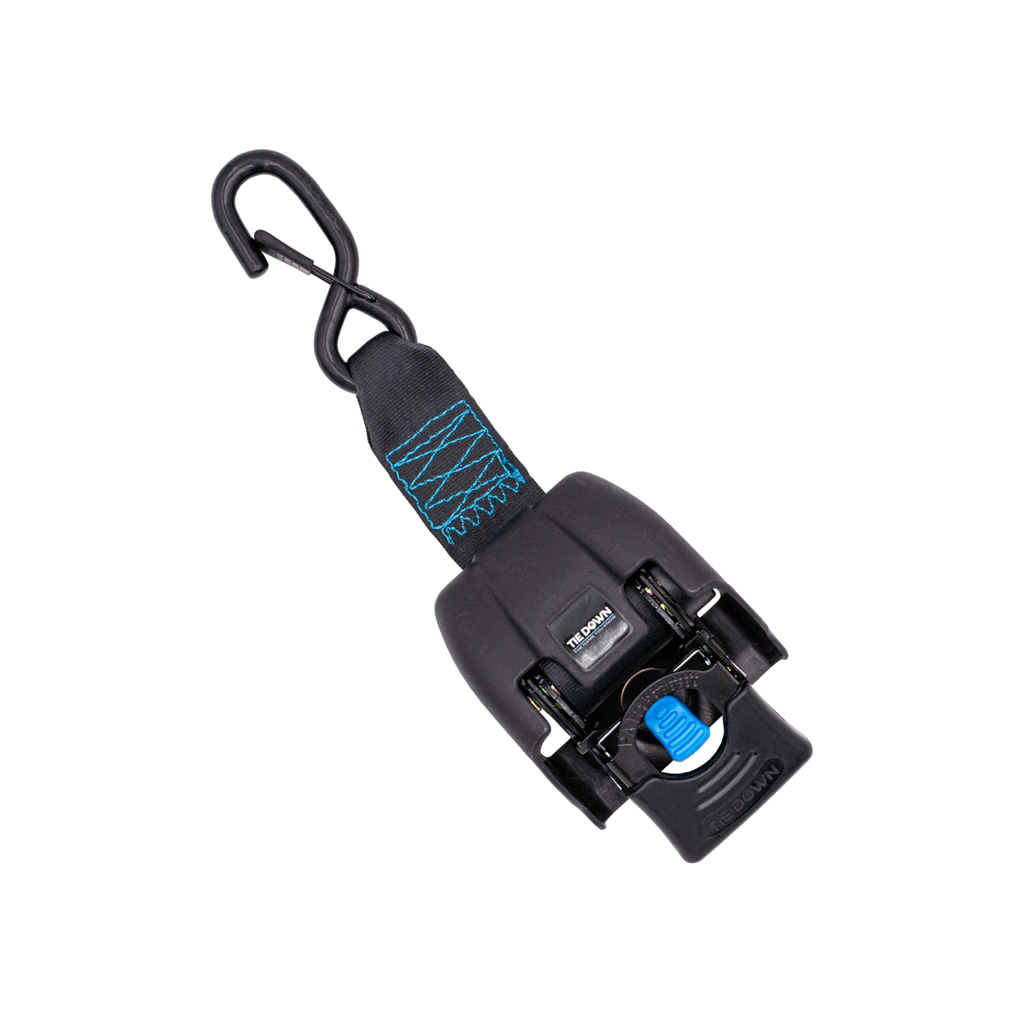 Tie Down 13966 2 inches x 43 inches Powder Coat Painted Retractable Boat Transom Strap 3000 pounds Breaking Load Limit  1000 pounds Working Load Limit; 2 pack