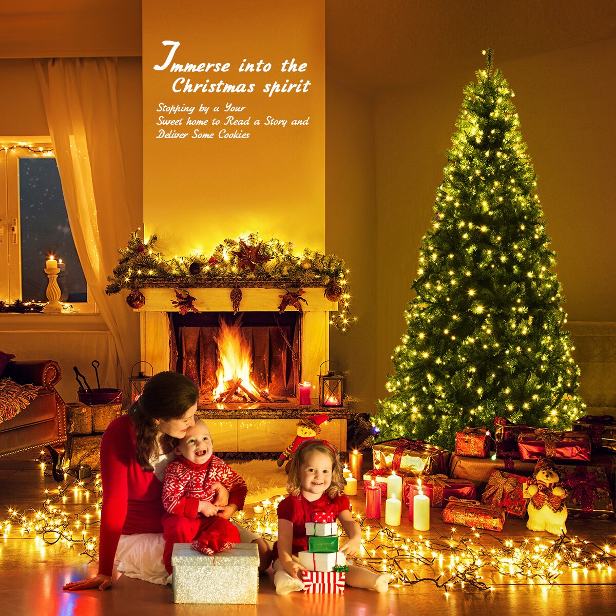 Costway CM20680 Artificial-Christmas-Trees - View #6