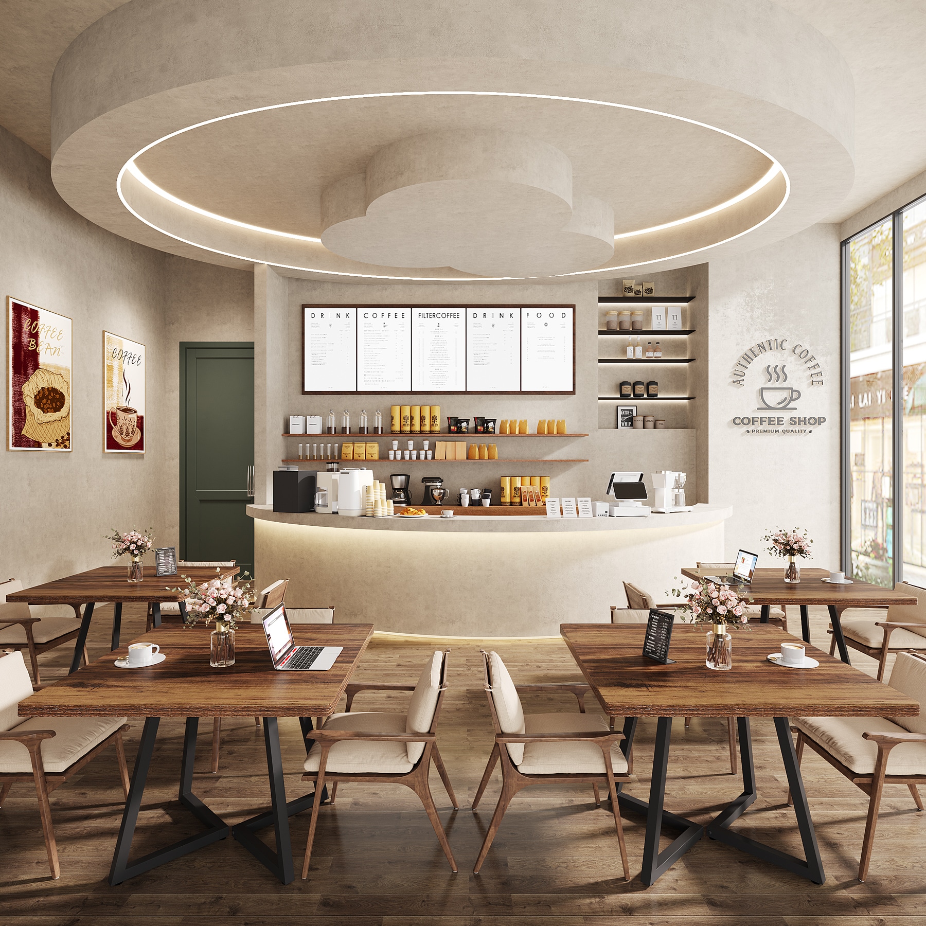 Fnova LWTJ-J0280 Dining-Tables - View #3