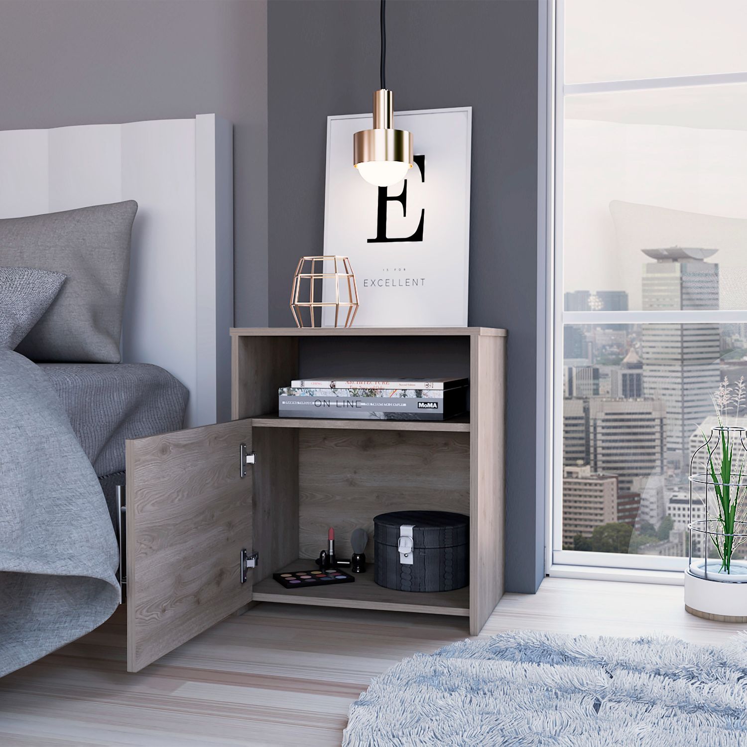 GLANZEND 6514BCRFO nightstands - View #2