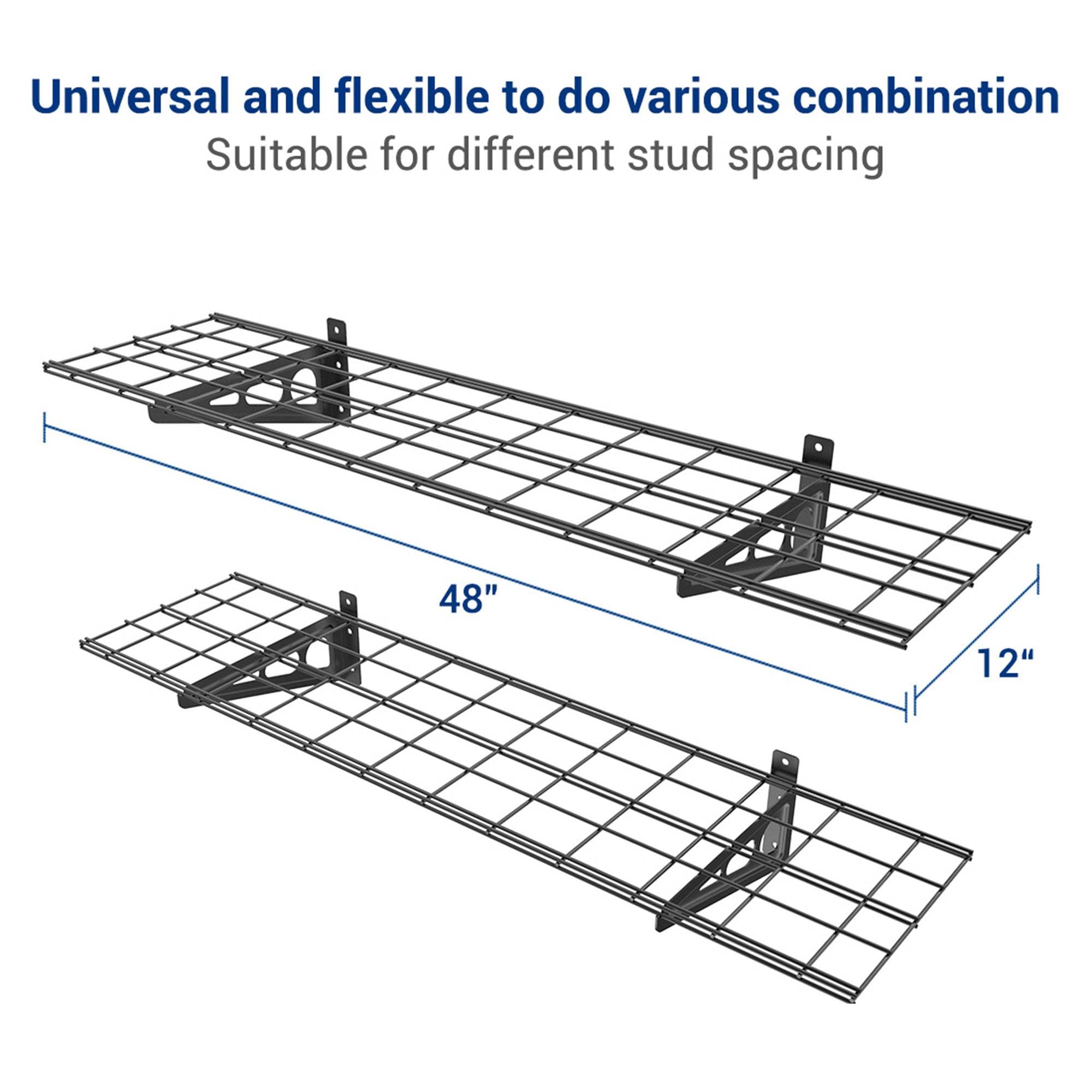 Fleximounts WR14B-E Wall-Mounted-Shelving - View #2