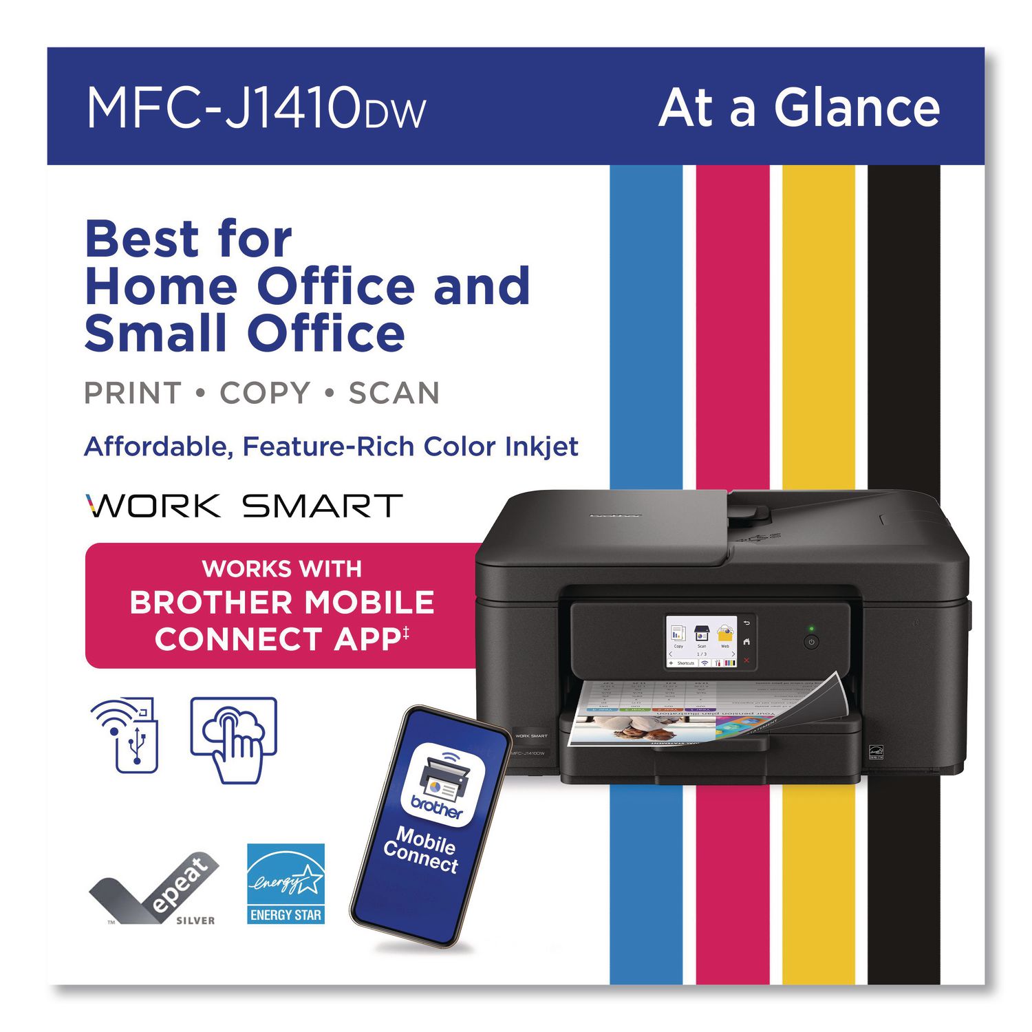 Brother MFCJ1410DW printers - View #3