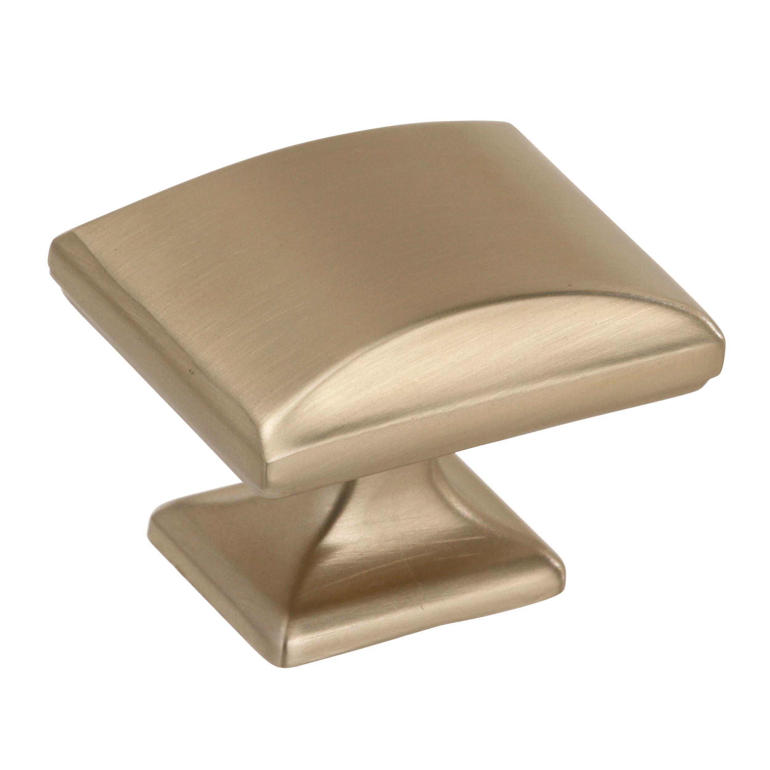 Amerock BP29368BBZ Candler 1-1/2-in Golden Champagne Rectangular Transitional Cabinet Knob