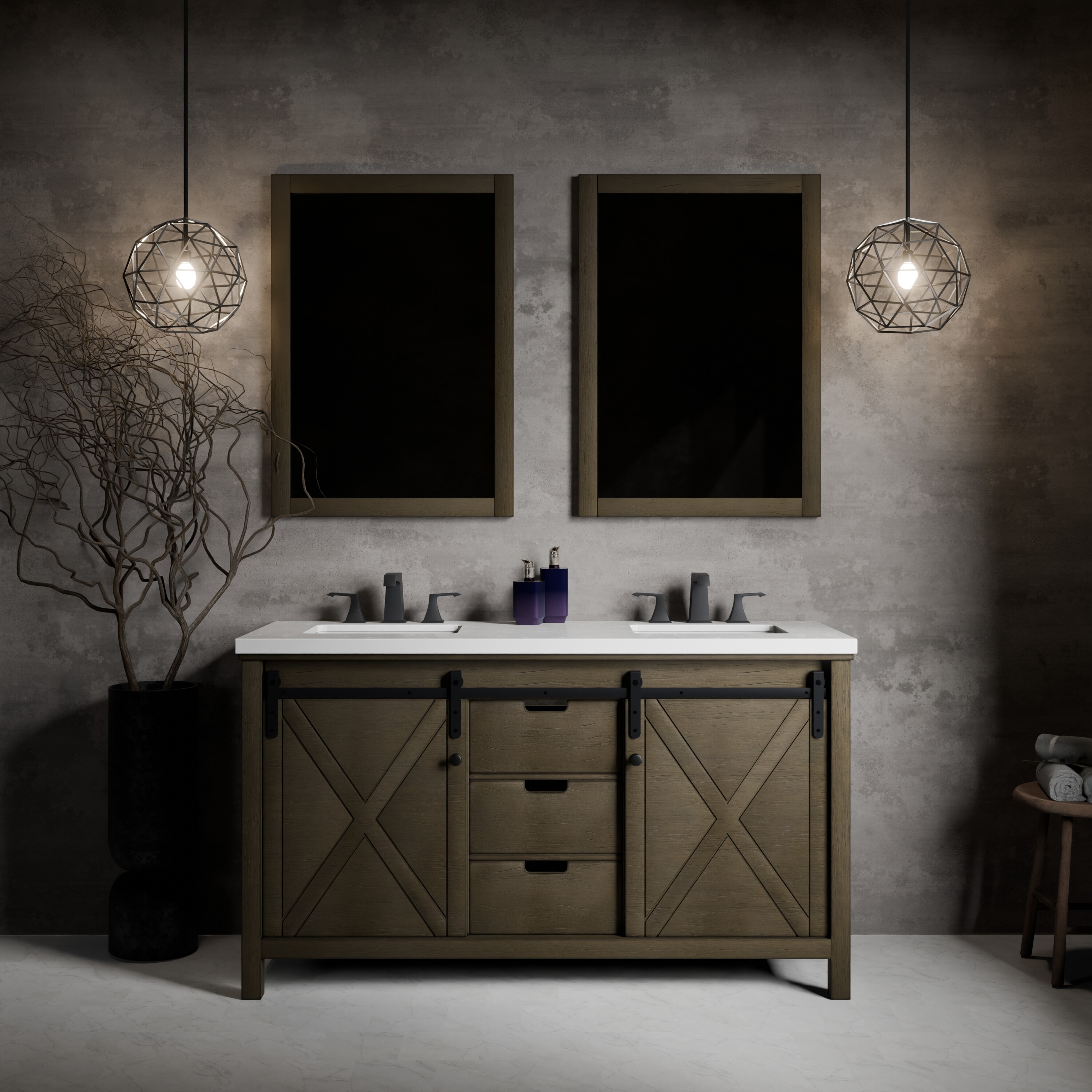 Lexora LVM60DK311 Bath-Vanity-Combo - View #2
