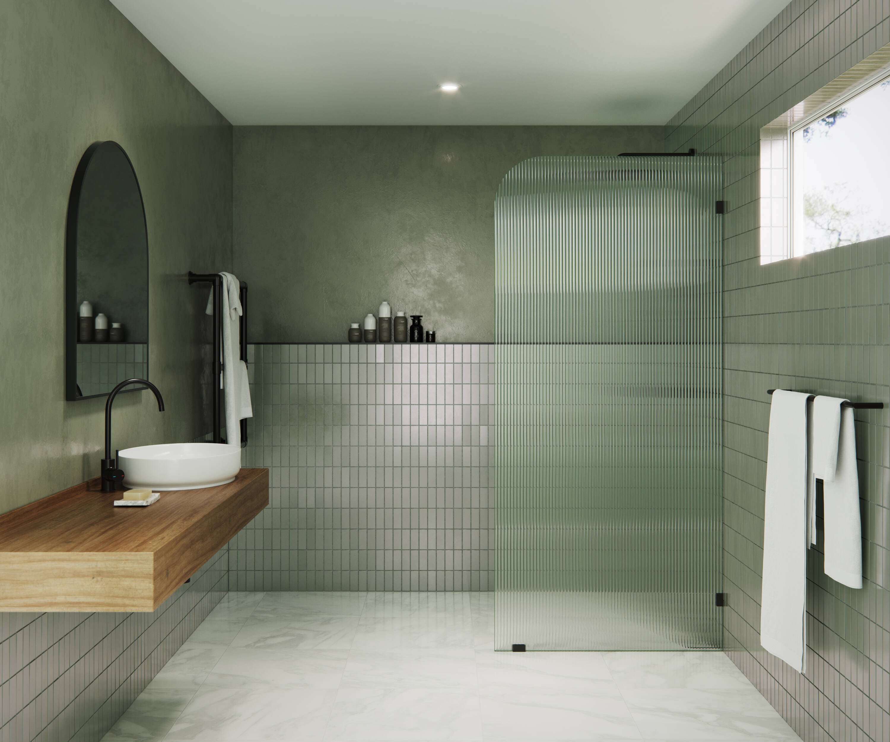 Glass Warehouse FL-RAD-36-R-ORB Shower-Doors - View #2