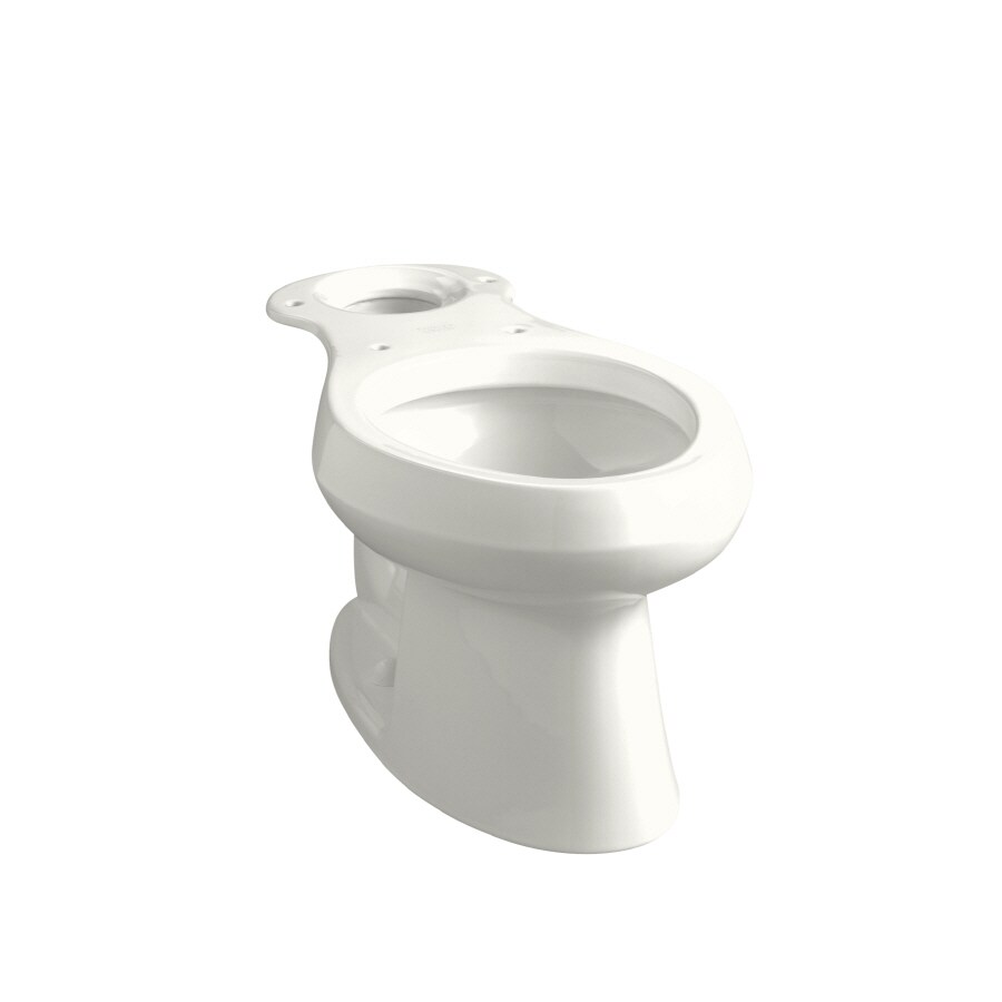 KOHLER Wellworth White Elongated Standard Height Toilet Bowl 12-in ...