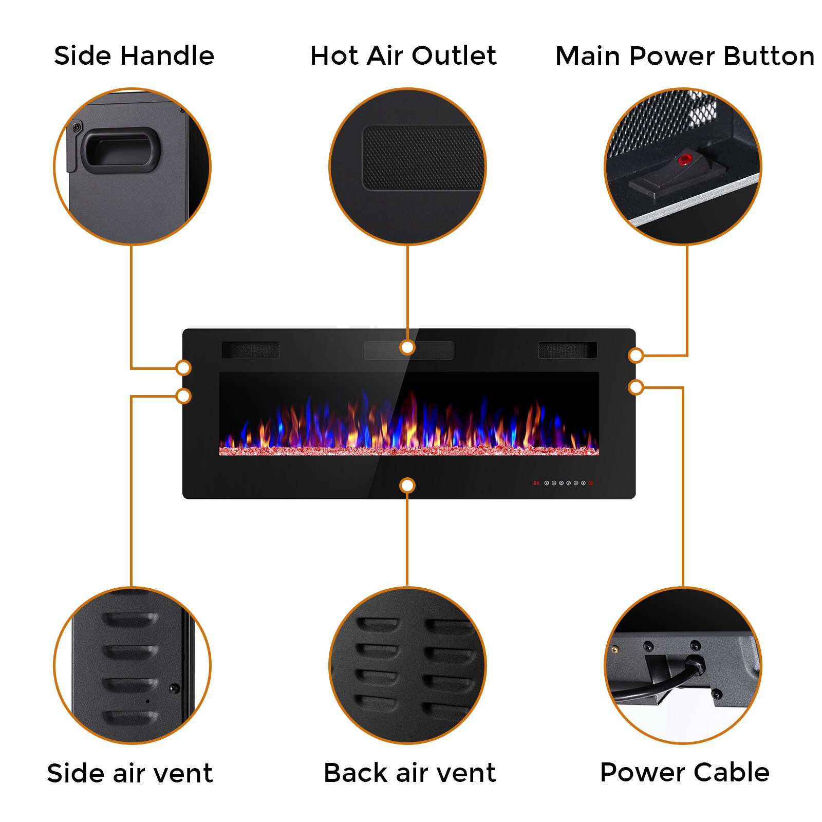 Antarctic Star LSAS-850C3 Electric-Fireplaces - View #5