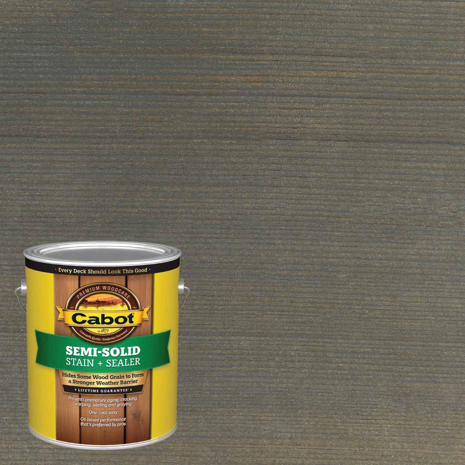 Cabot FOOTHILL-238818 Foothill Semi-solid Exterior Wood Stain and Sealer in One ( 1-gallon )