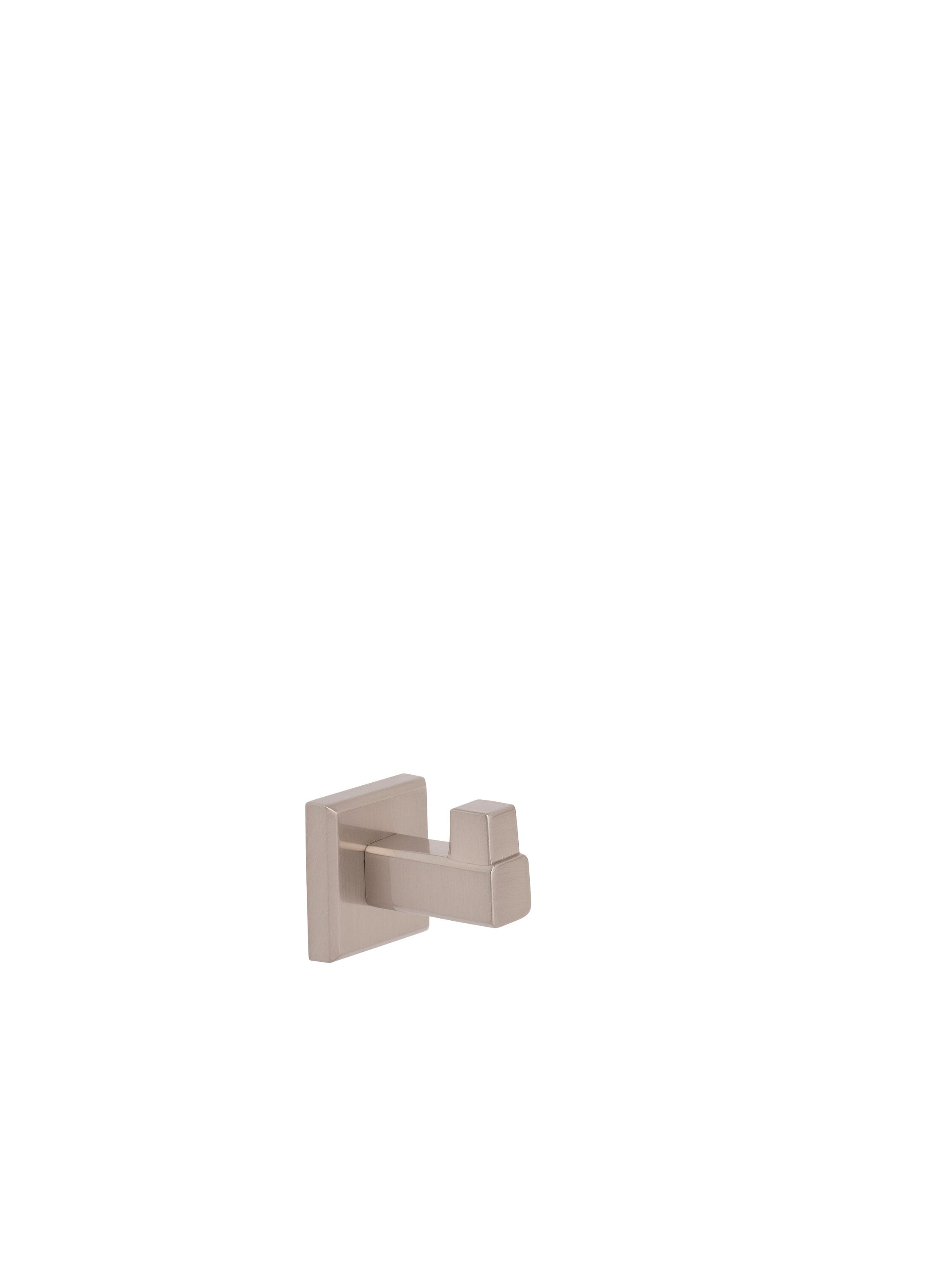 Ponte Giulio USA RHSQN1 Satin Single -Hook Wall mount Towel Hook
