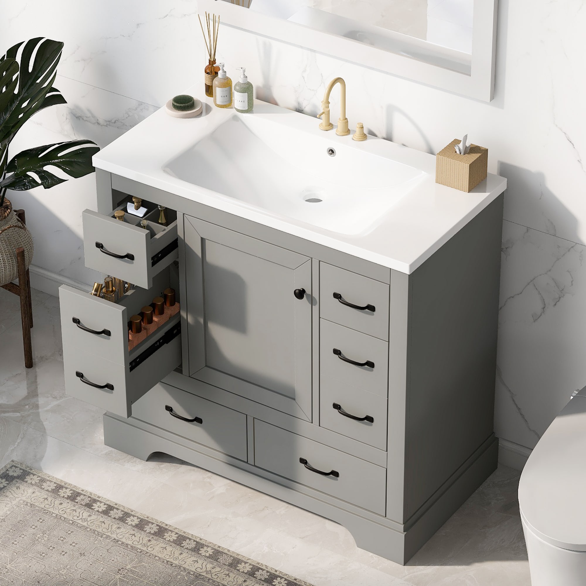 Dimakai DI-BY808AE63P Bath-Vanity-Combo - View #3
