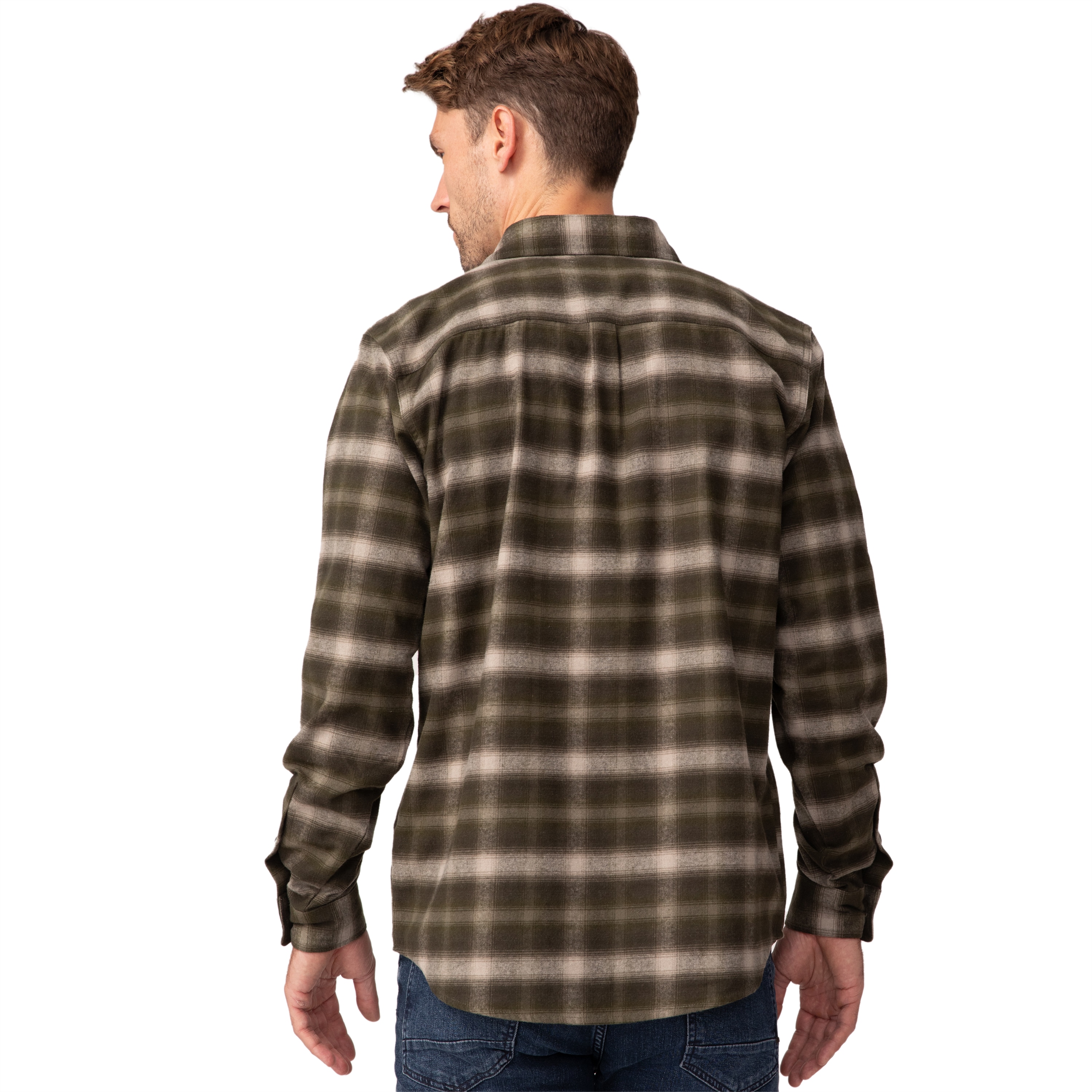 Free Country 324-MAF4302OLIVE L Tops-Shirts - View #2