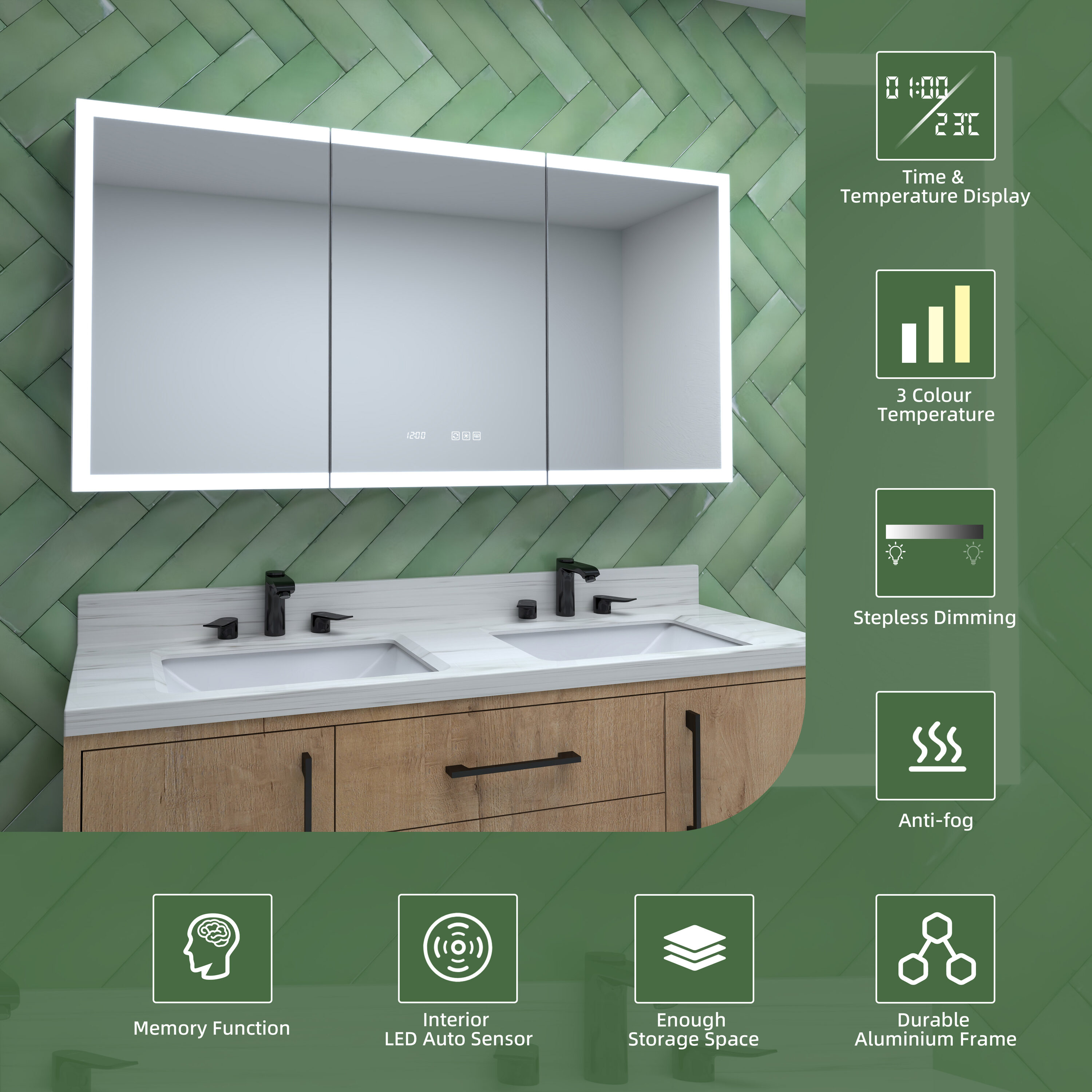 Royal Guard LMC4830-6 Bathroom-Medicine-Cabinets - View #2