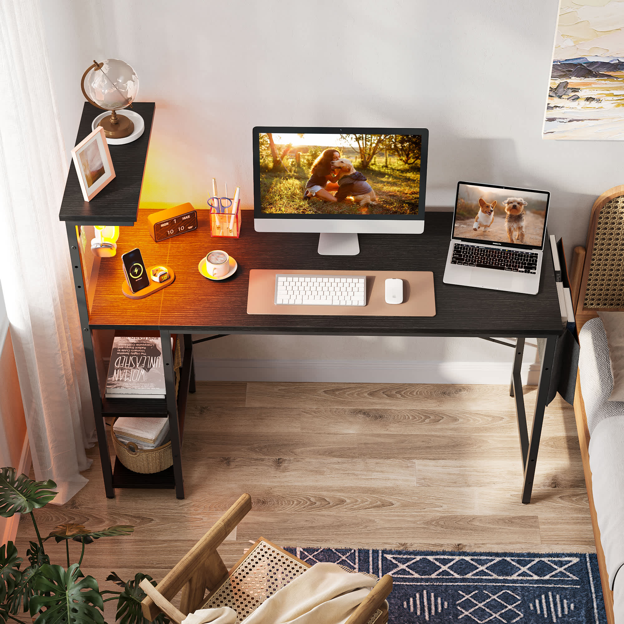 Bestier LOW-D513S-BLKG desks - View #5