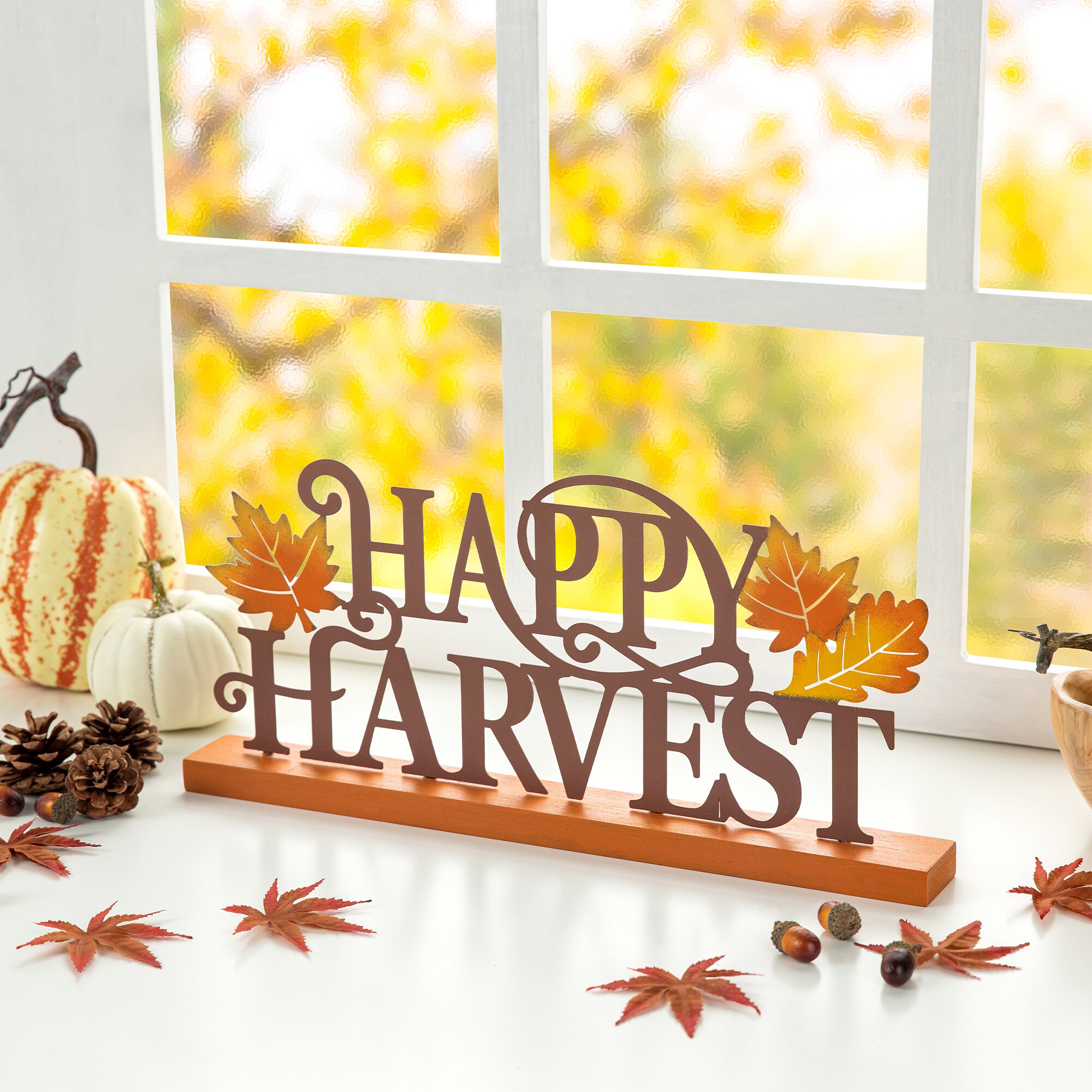 Glitzhome 2029700008 Indoor-Thanksgiving-Decor - View #4