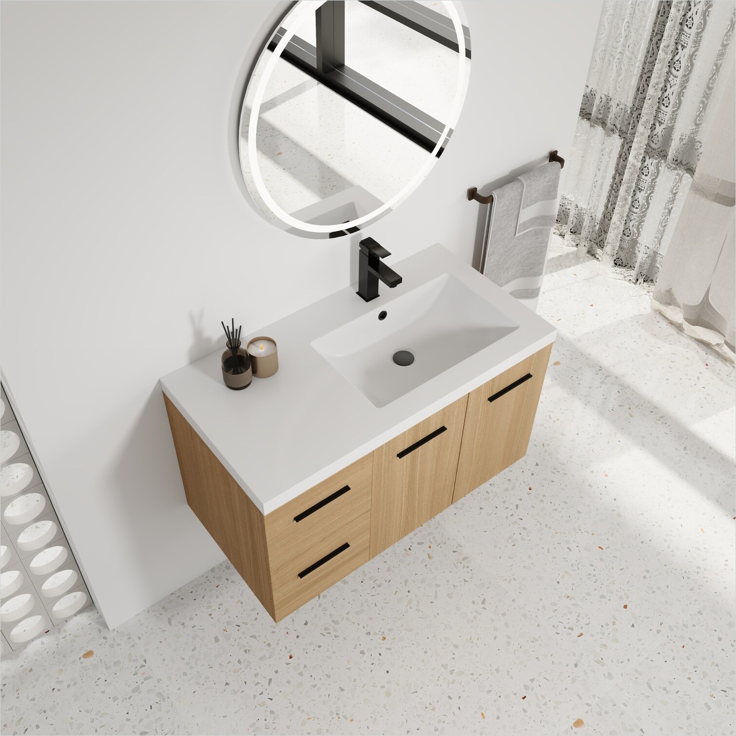 Naturefalls J58VQE0CX81S Bath-Vanity-Combo - View #2
