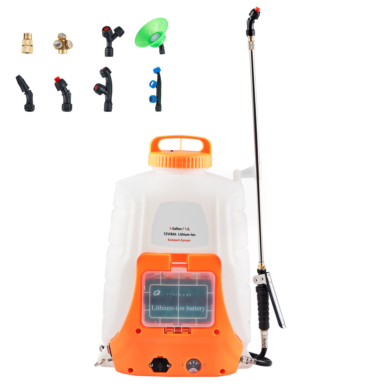 SVOPES SVOPESBBPPPPE02267V1 4-Gallon 12-volt Battery Operated Plastic Backpack Sprayer Charger Not Included