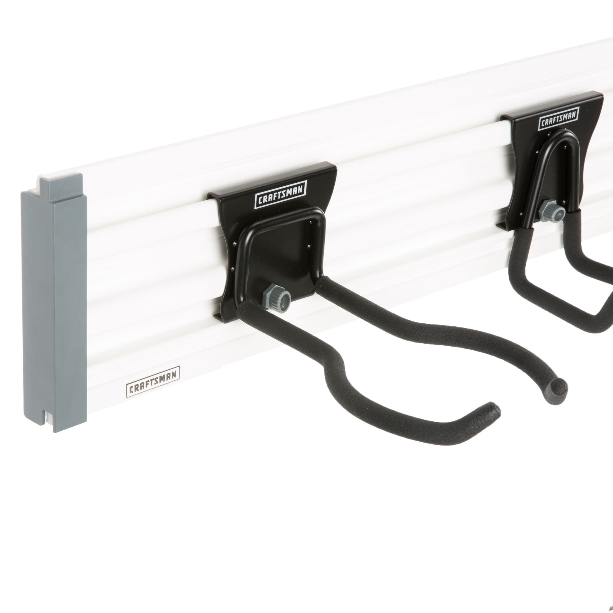 Versatrack White and Black 20-Piece Garage Storage Rail System