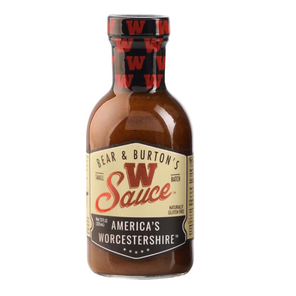 Bear & Burton’s The W Sauce Bear and Burtons Americas Worcestershire Sauce 12 oz Bottle Pack of 6