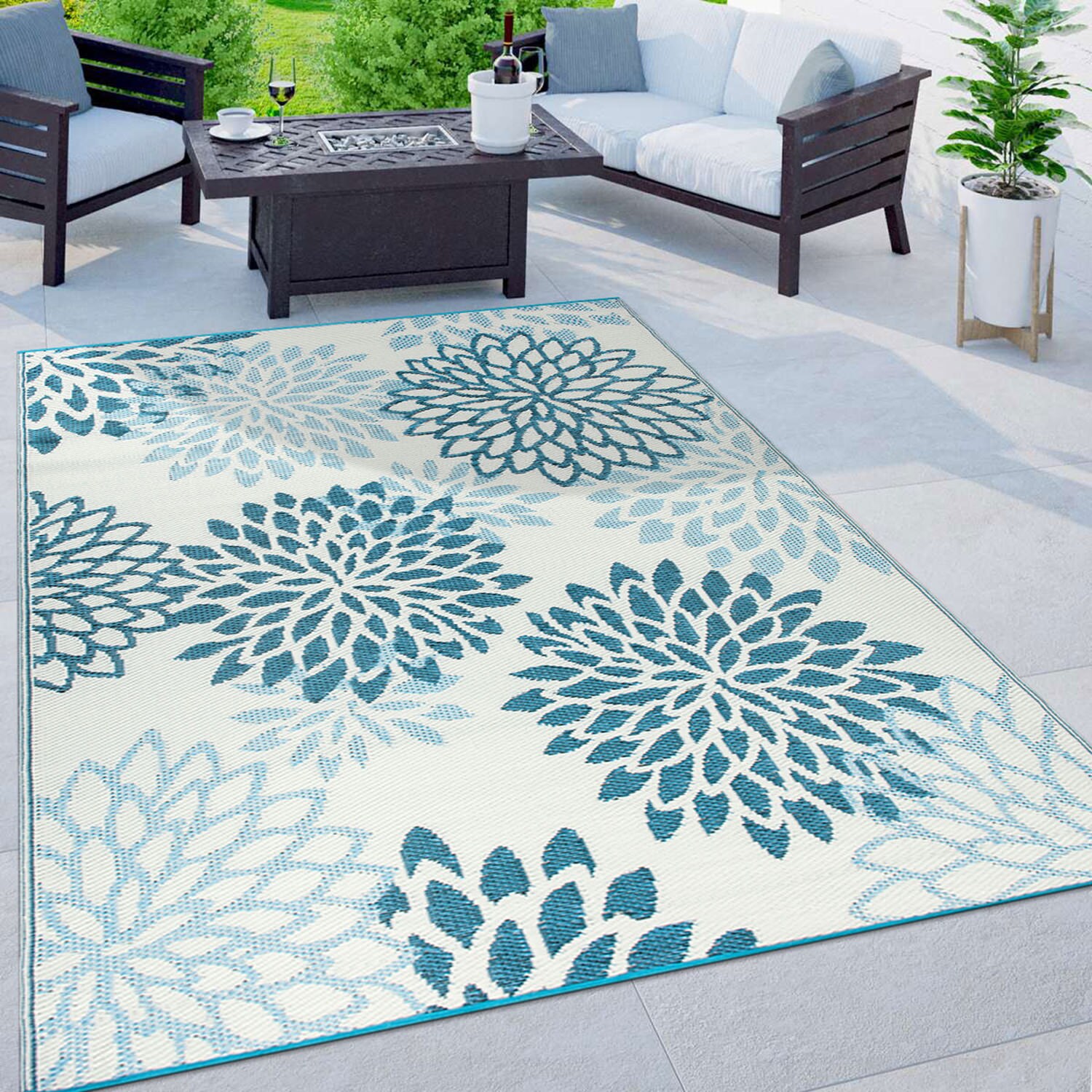 World Rug Gallery 6069BLUE5X7 rugs - View #8