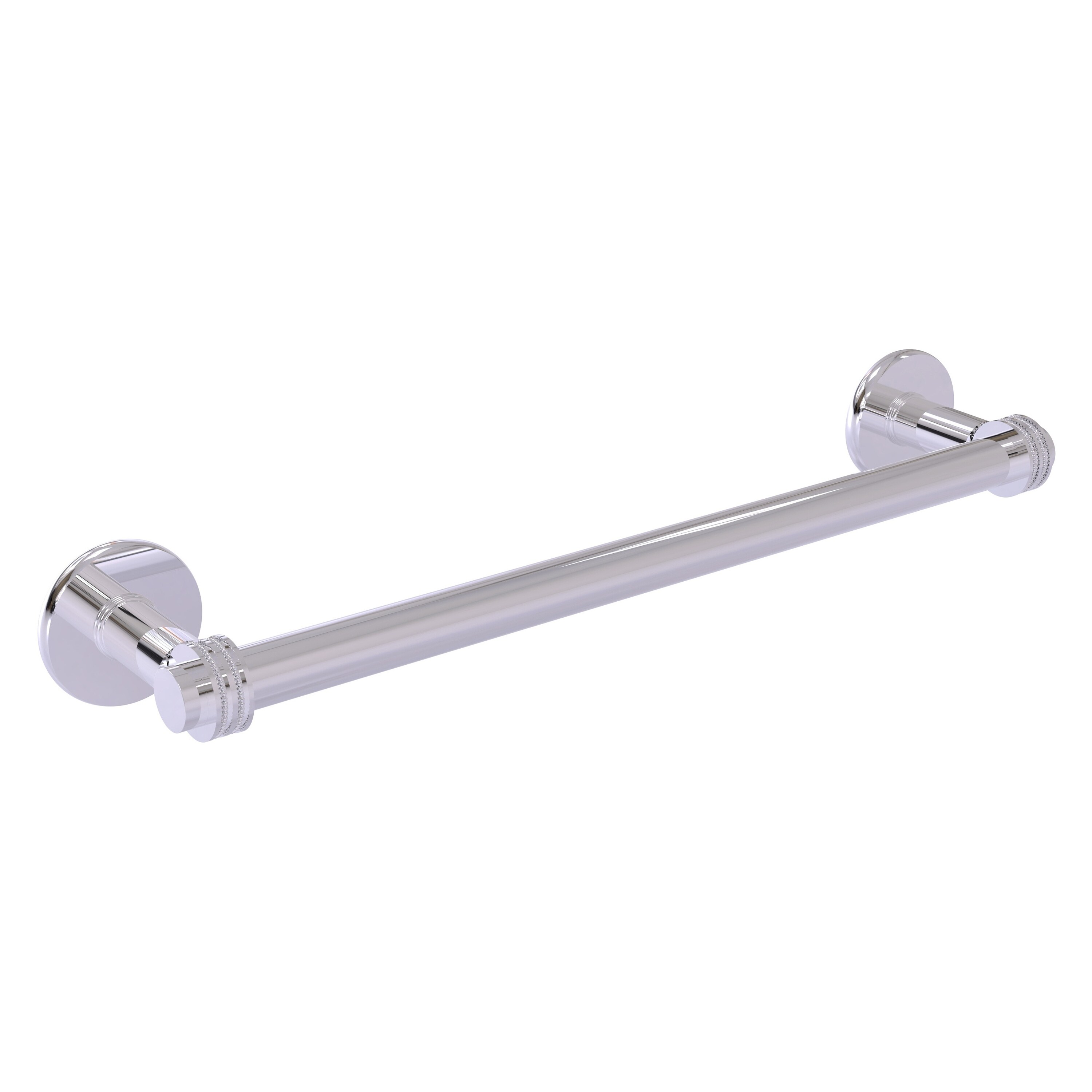 Allied Brass Continental 30-in Polished Chrome Wall Mount Single Towel Bar  in the Towel Bars department at