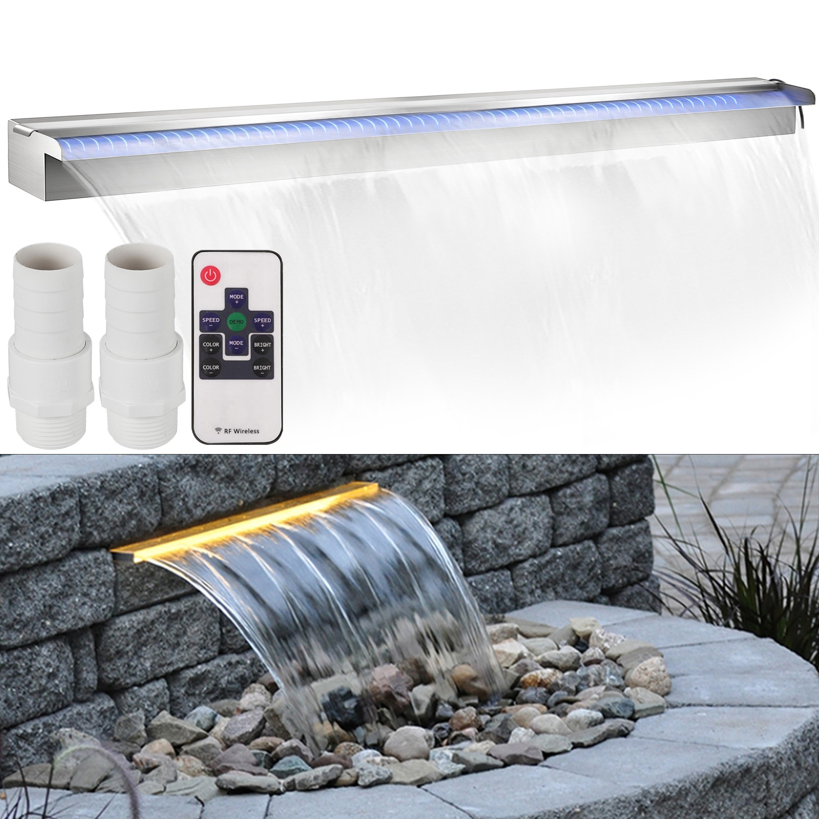 VEVOR PQSBJPJSWLED1500PV1 Pool-Fountains - View #2