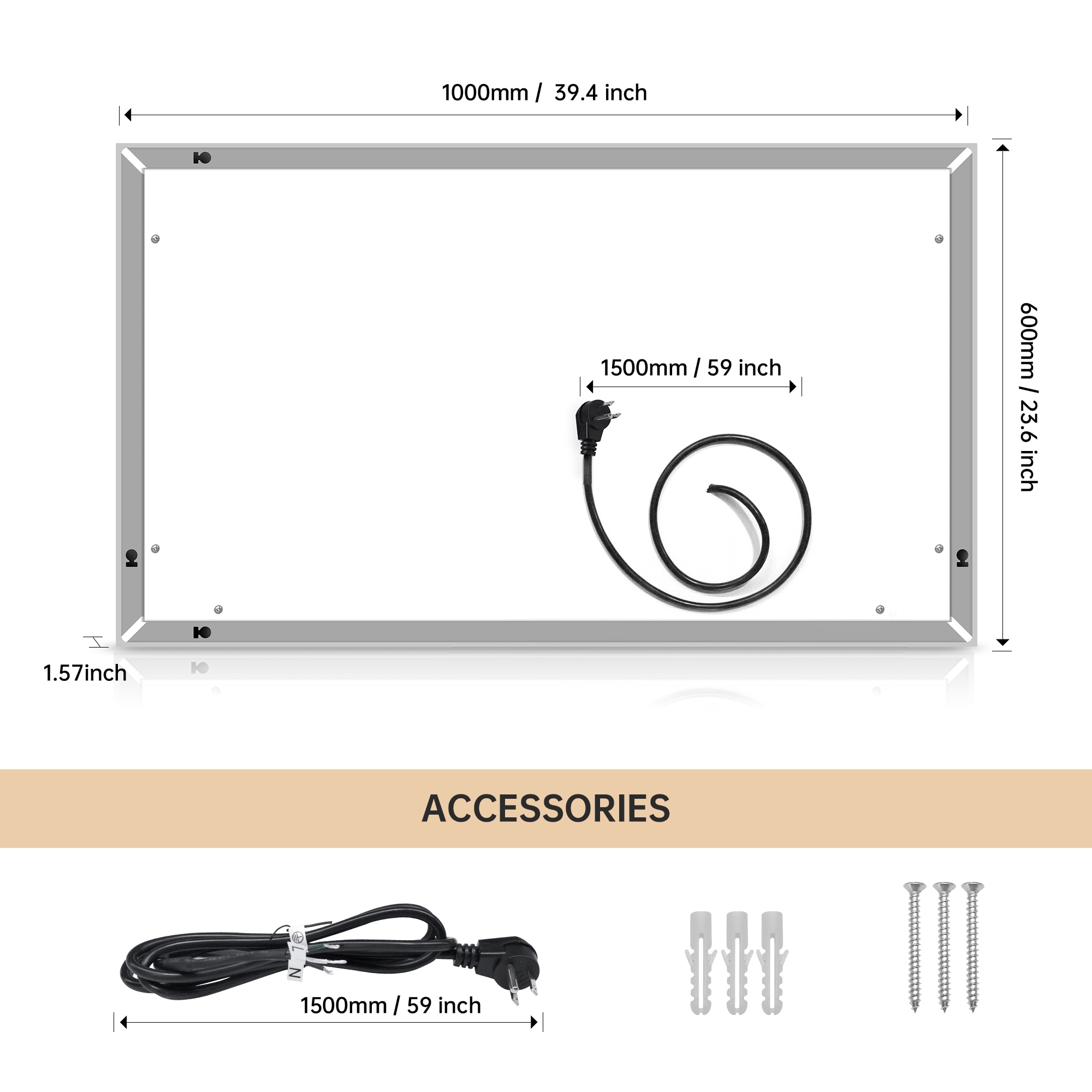 CASAINC CASA02GPTH03 Framed-Bath-Mirrors - View #7