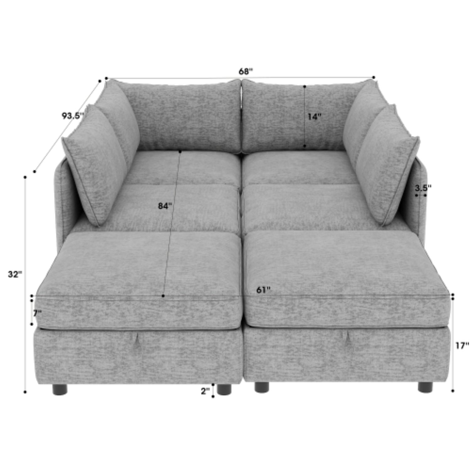 GDFStudio 324738 Sofas-Loveseats - View #11