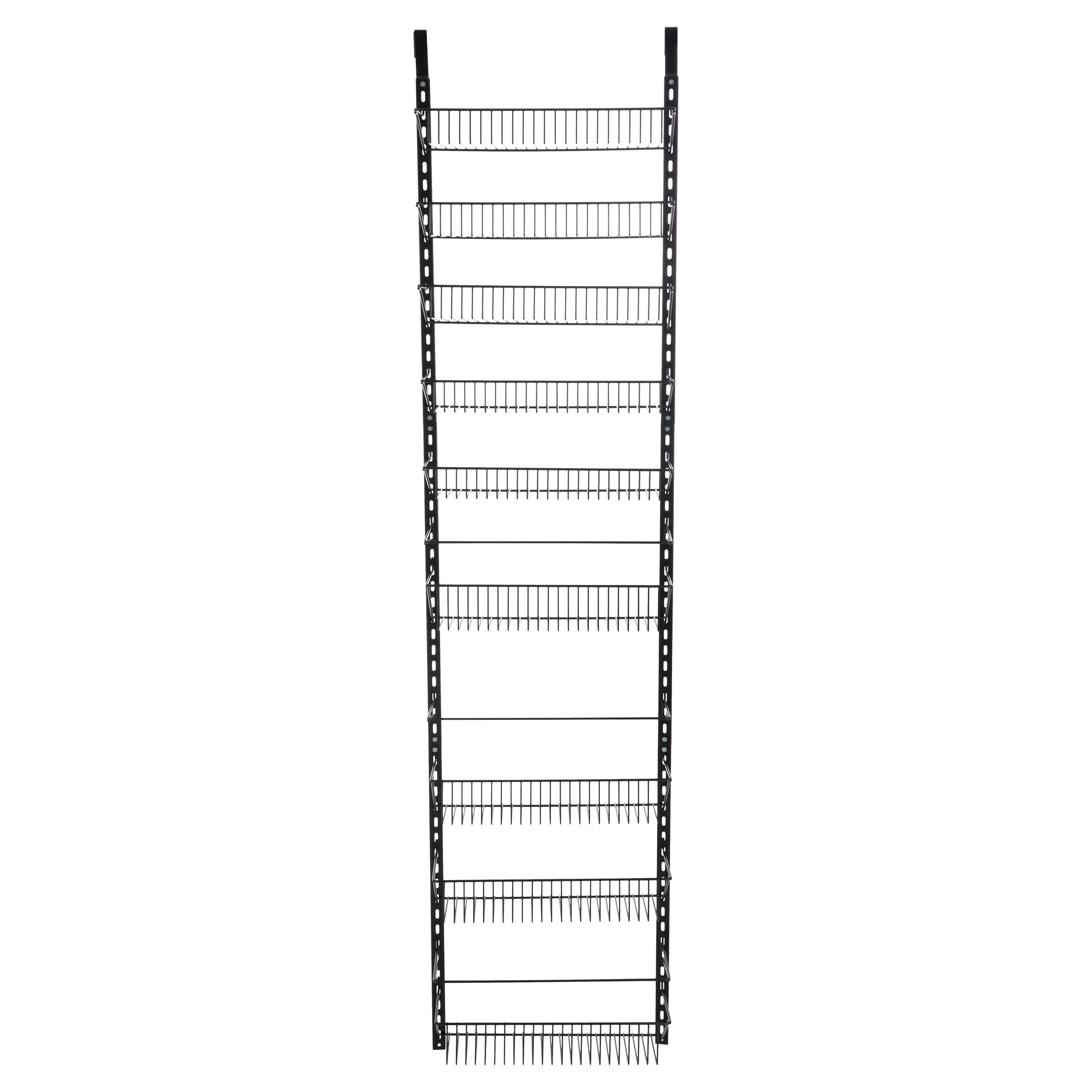 Style Selections 18.7-in W x 25.79-in H 4-Tier Cabinet-mount Metal Door Organizer  in the Cabinet Organizers department at