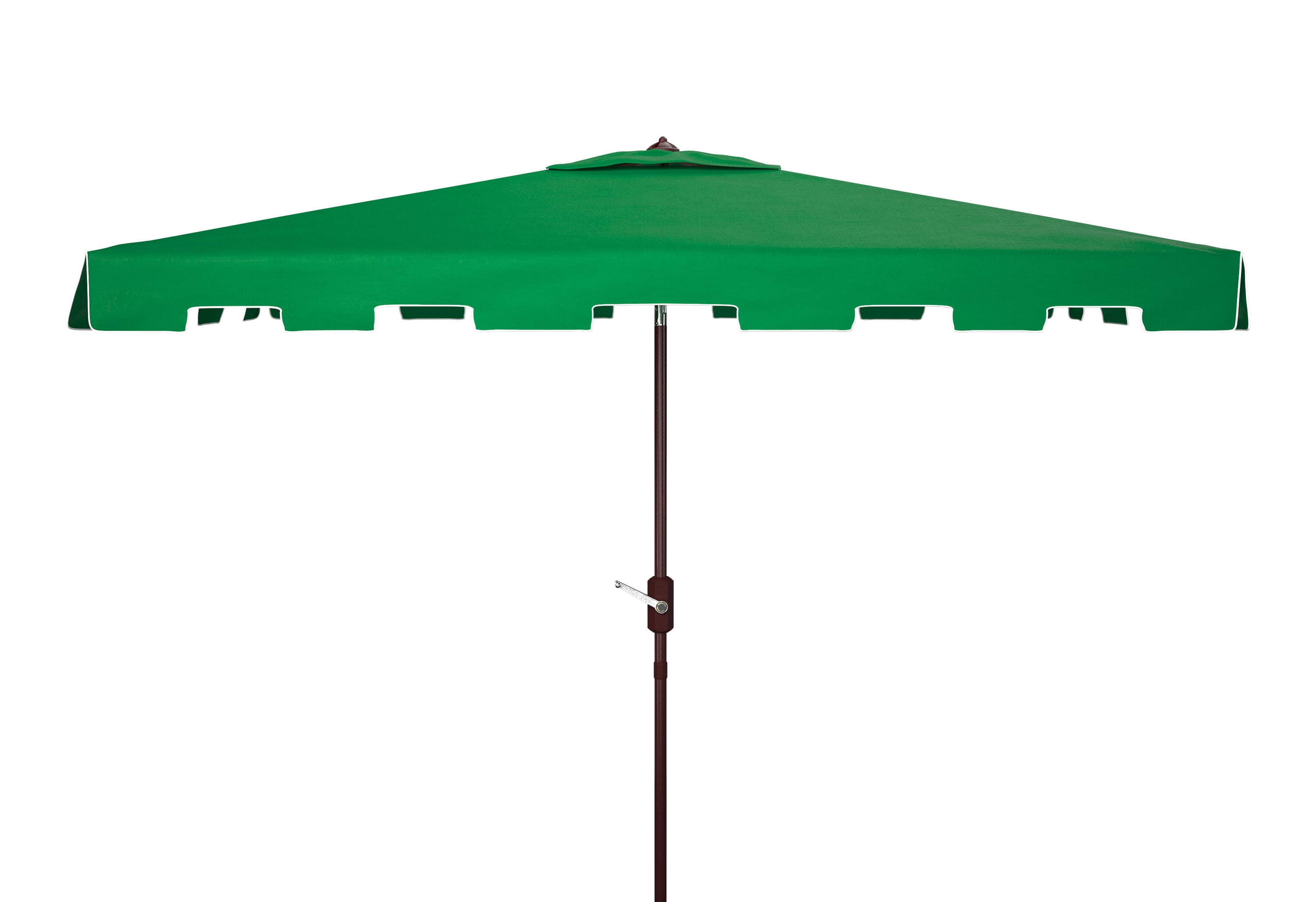 Safavieh PAT8300B 9.84-Feet Aluminum Green Auto-tilt Market Patio Umbrella