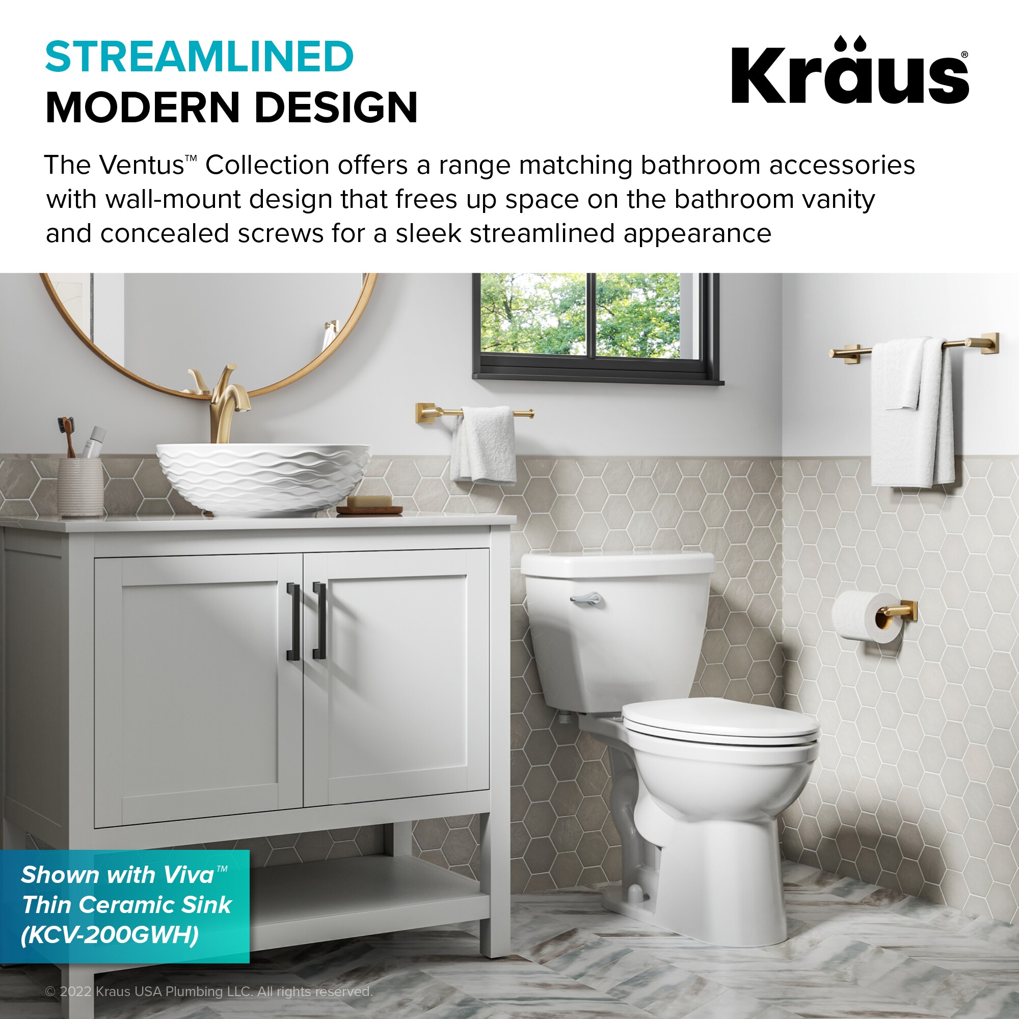 Kraus KEA-17701BG Robe-Hooks - View #8