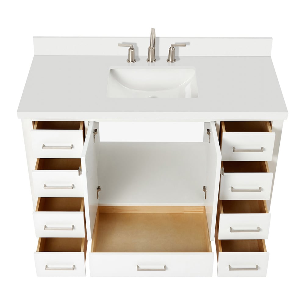 ARIEL A049SWQRVOWHT Bath-Vanity-Combo - View #7