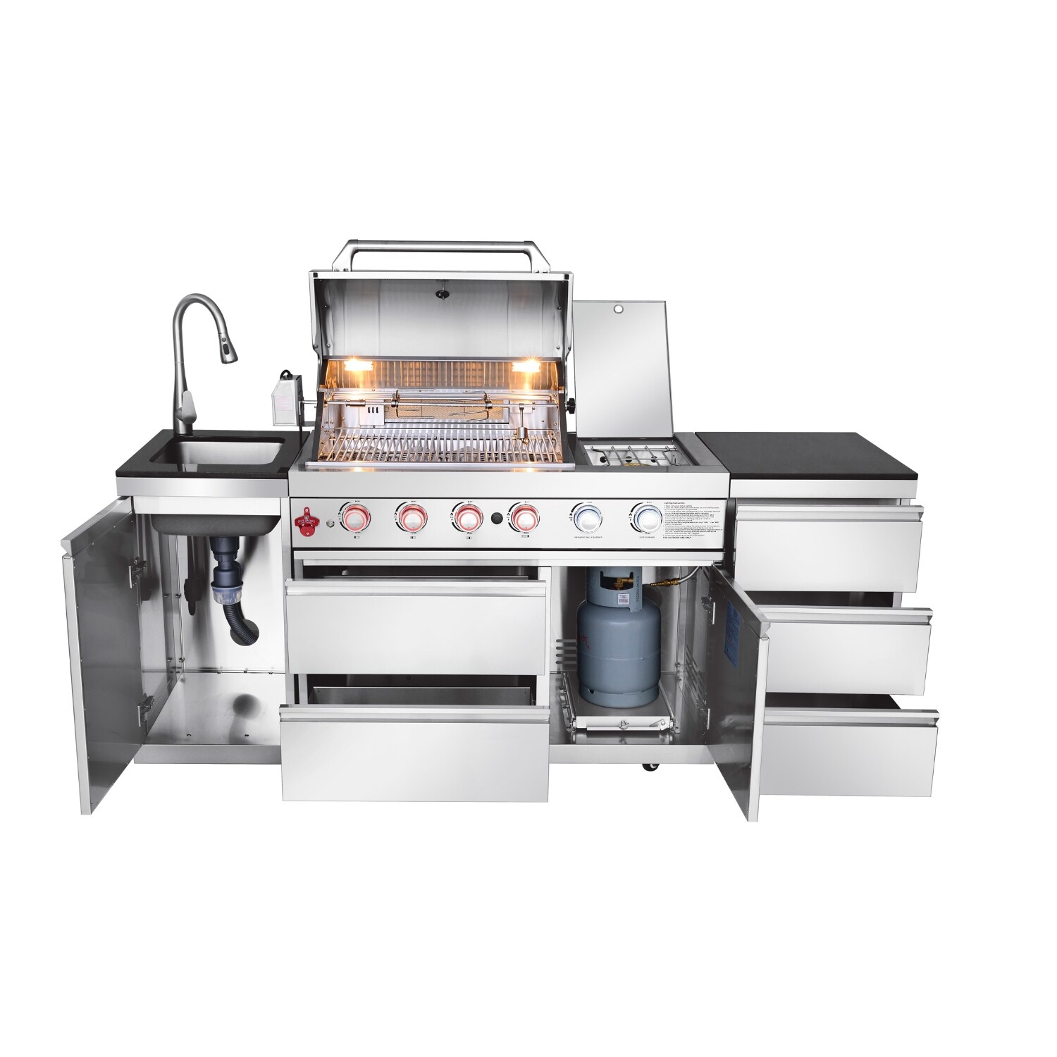 Wooakway FXL20605-605A05 Modular-Outdoor-Kitchens - View #7