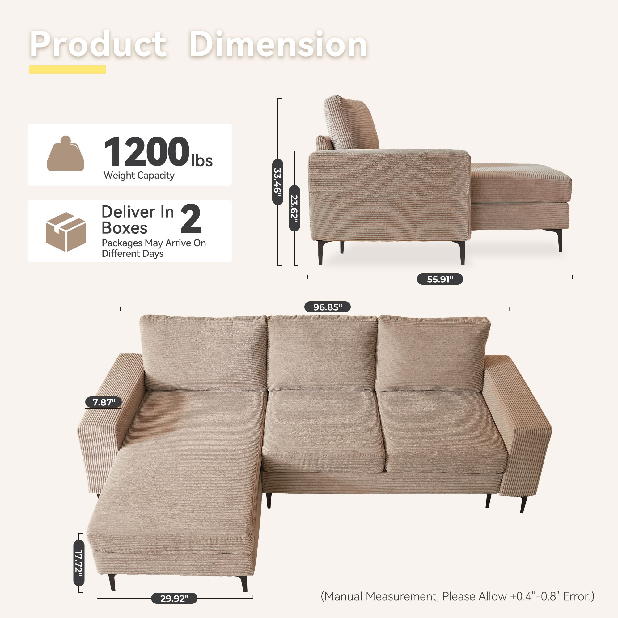 Pouuin SLCO80 Sofas-Loveseats - View #2