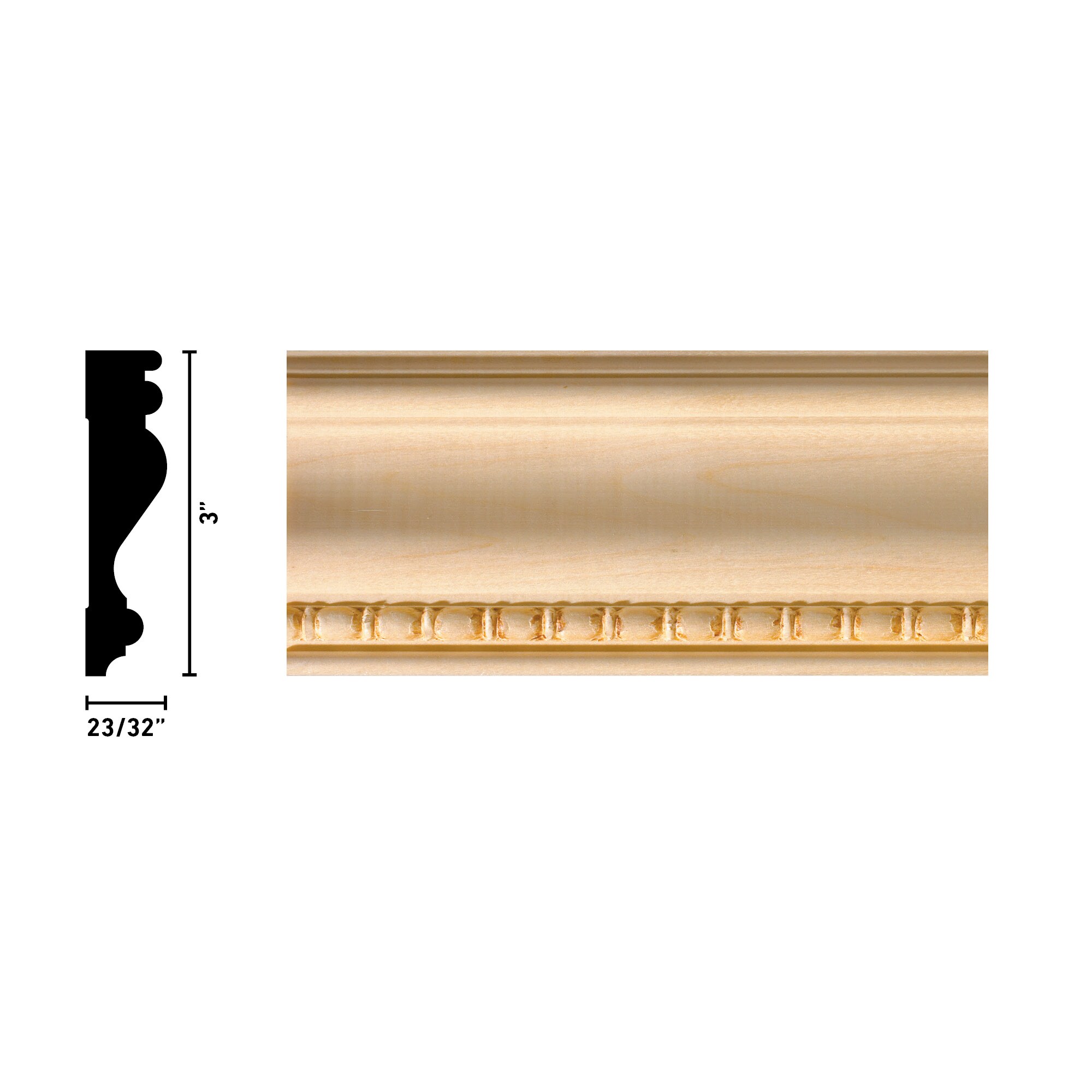 Ornamental Mouldings 885SET-M36WHW Door-Casing-Kits - View #3