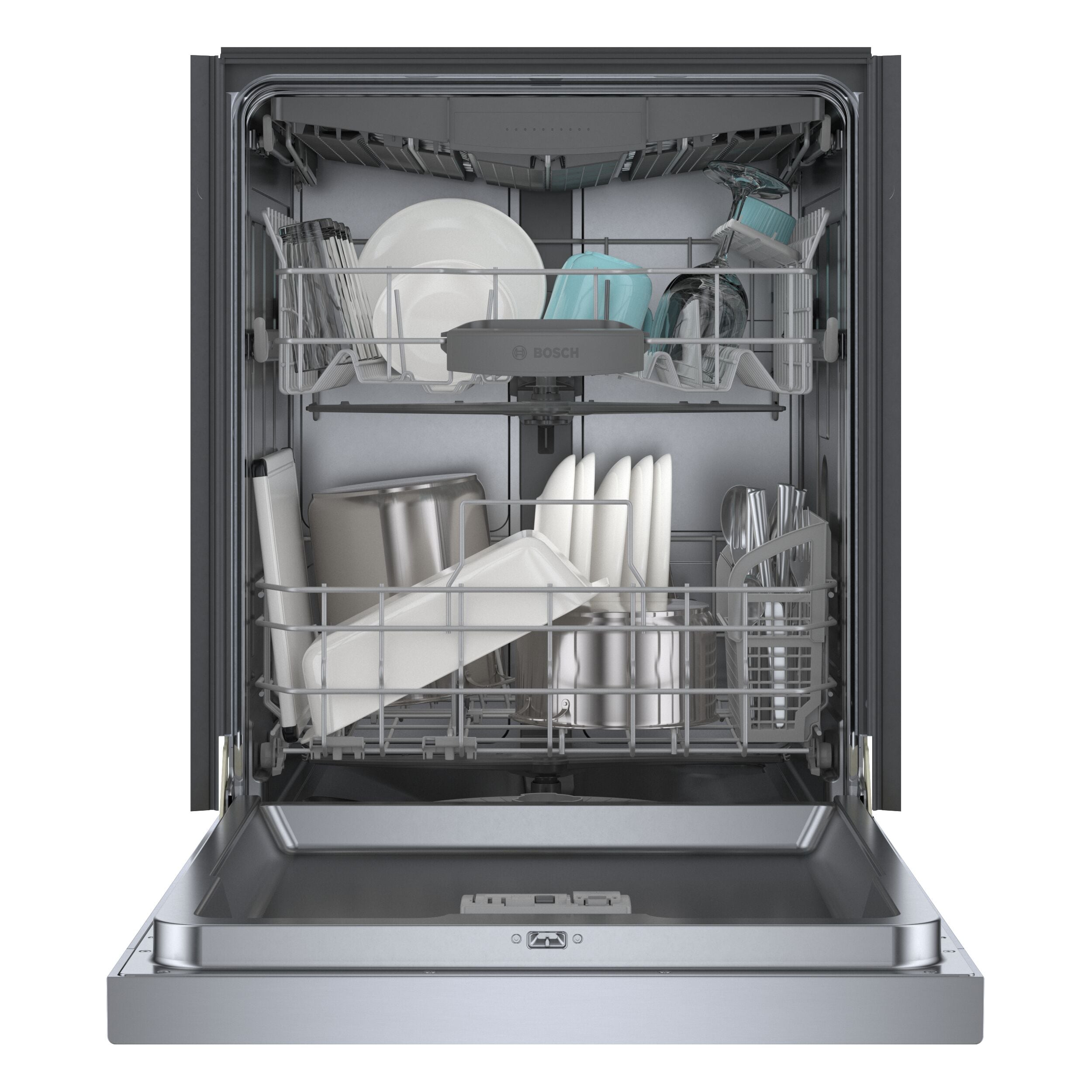 Bosch 300 Series Front Control 24-in Smart Built-In Dishwasher 