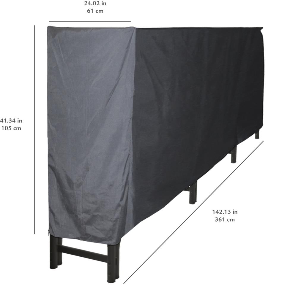 Lowes firewood best sale rack cover