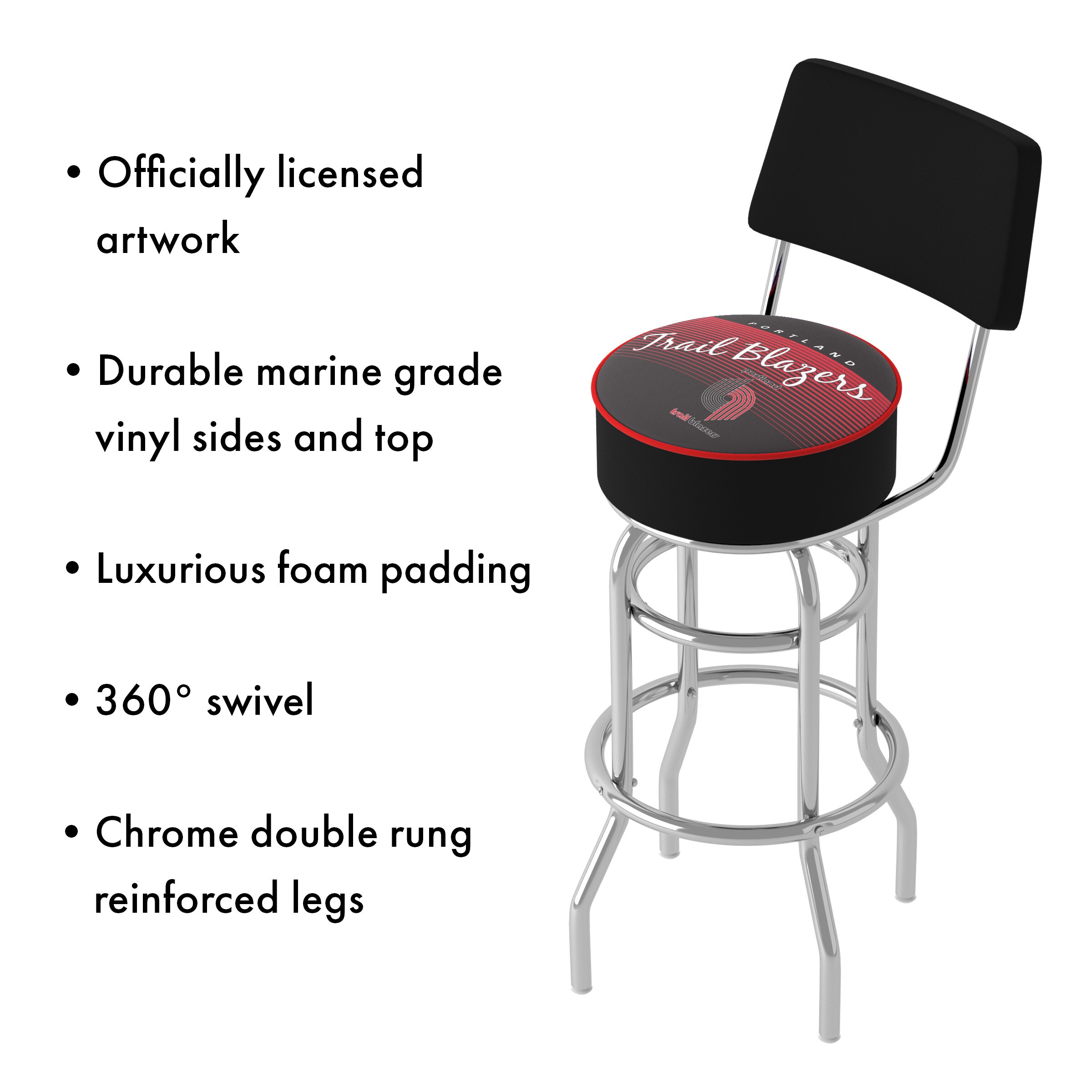 Trademark Gameroom NBA1100HC-PTB-TWN stools - View #3