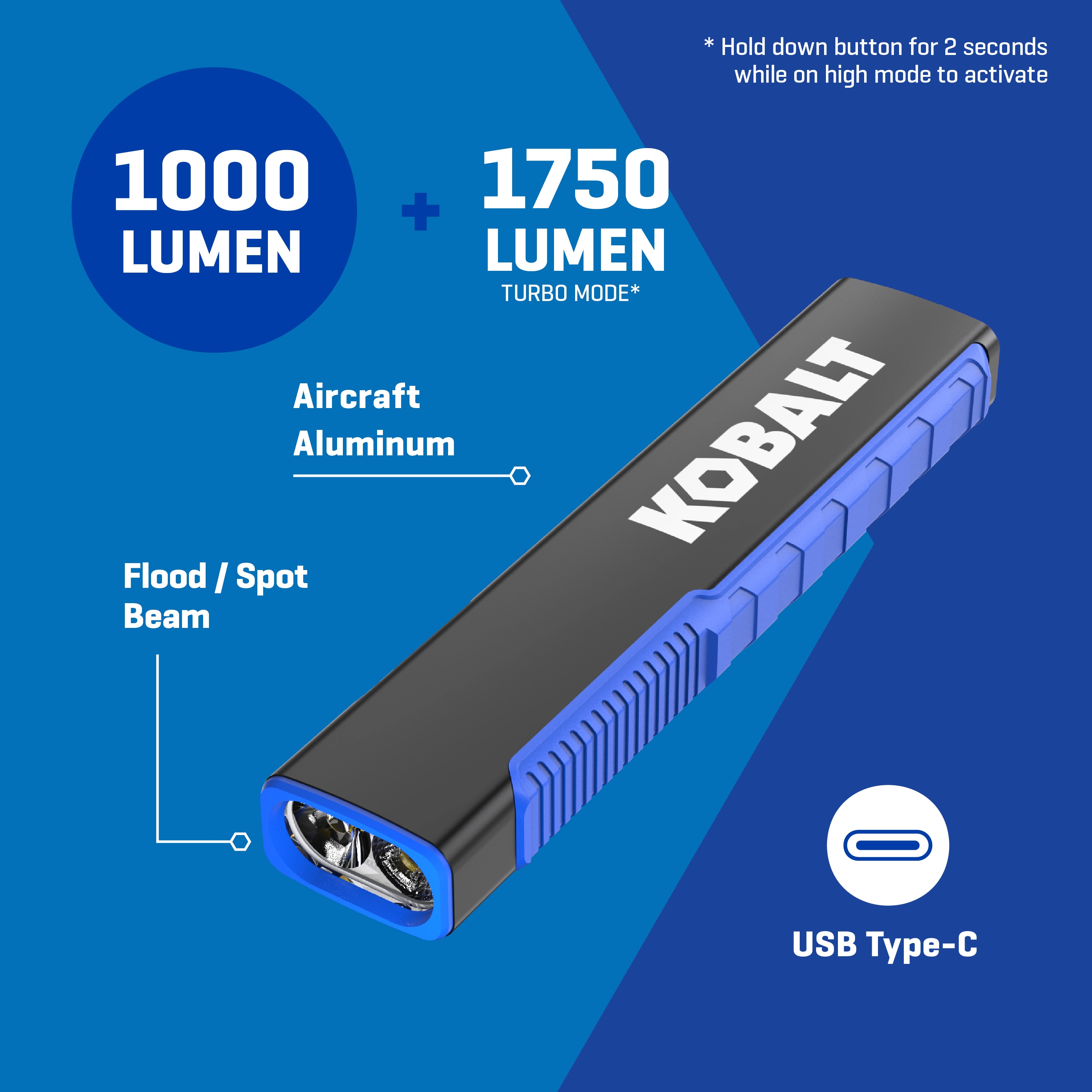 Kobalt KFSLM1000CHG flashlights - View #2