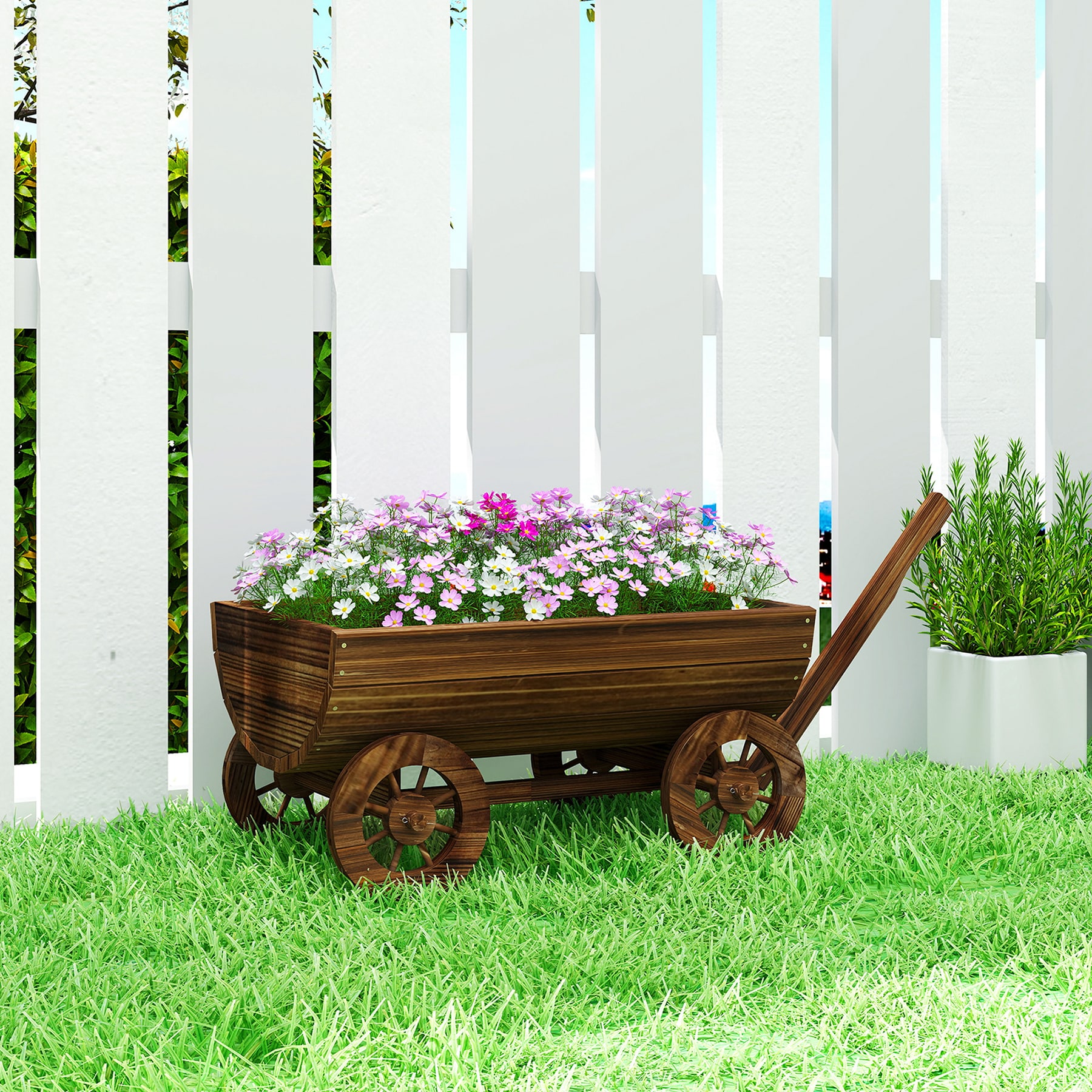 SINOFURN SYA120015RD Yard-Carts - View #3
