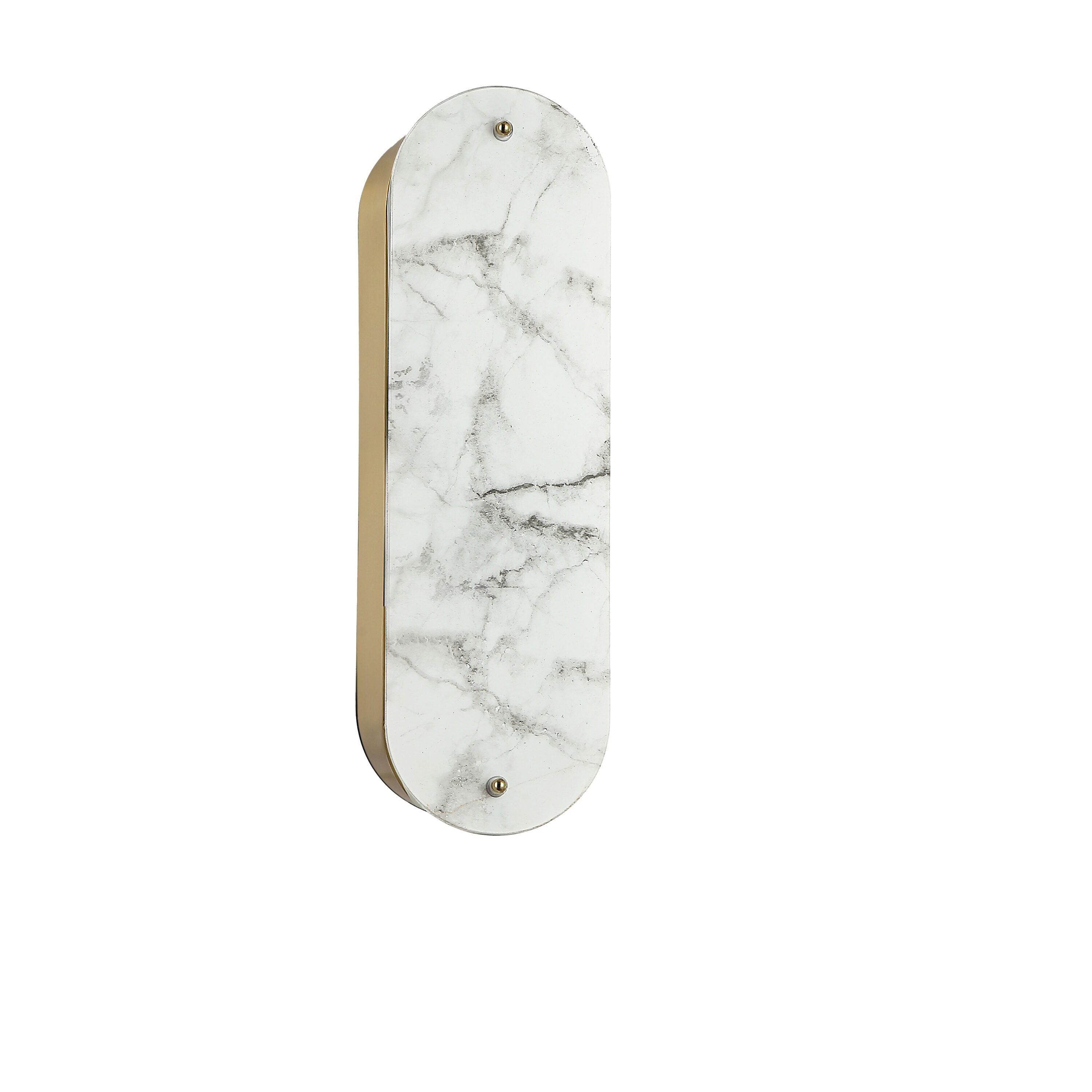 Dainolite Pascal 5-in W 2 -Light Brass Wall Sconce