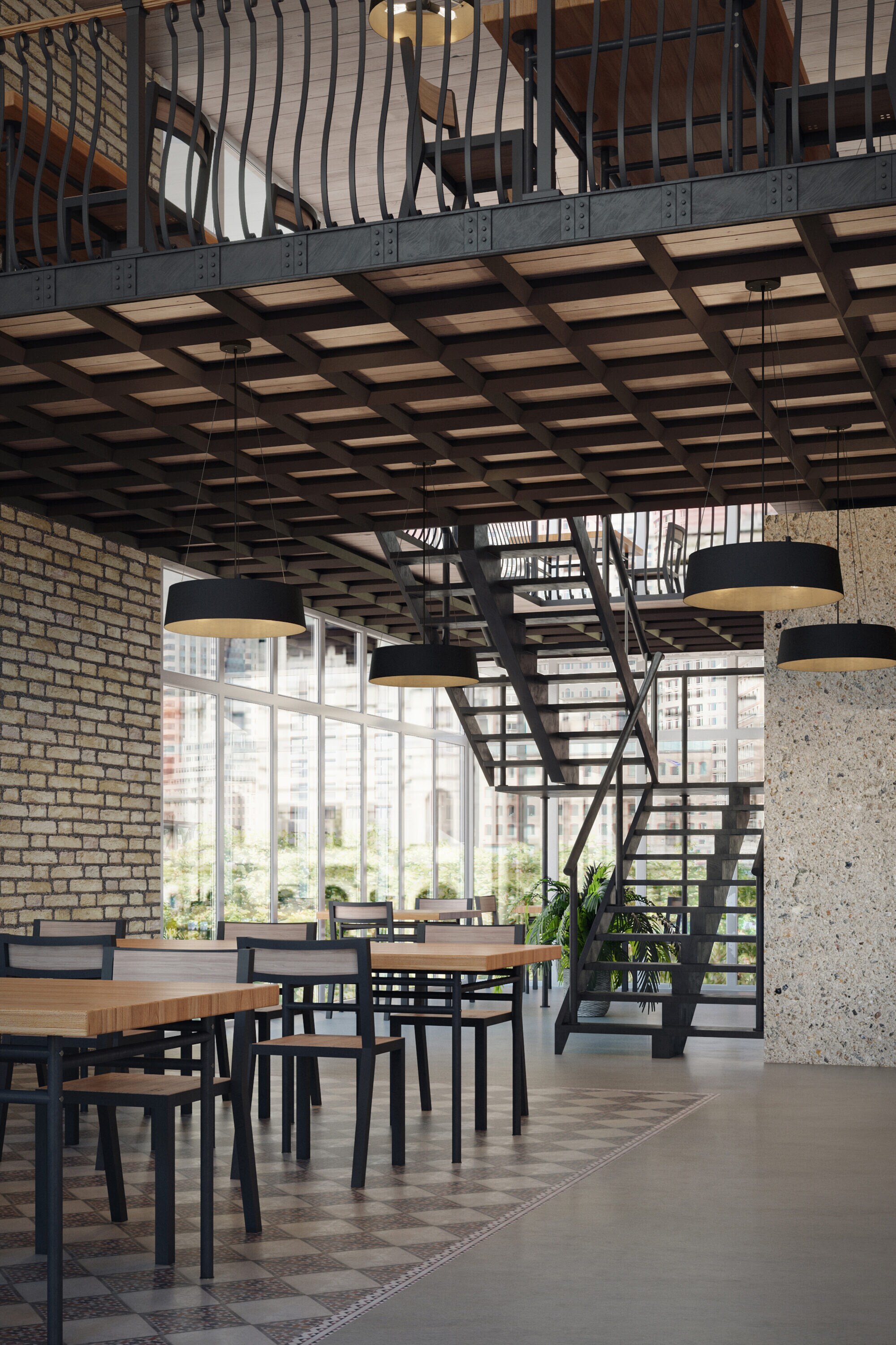 AFX LRCP22MBBKGD Pendant-Lights - View #4